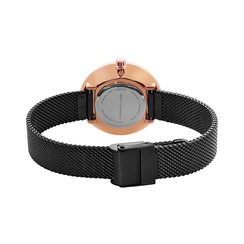 French Connection Analog Black Dial Women's Watch FCL23-B