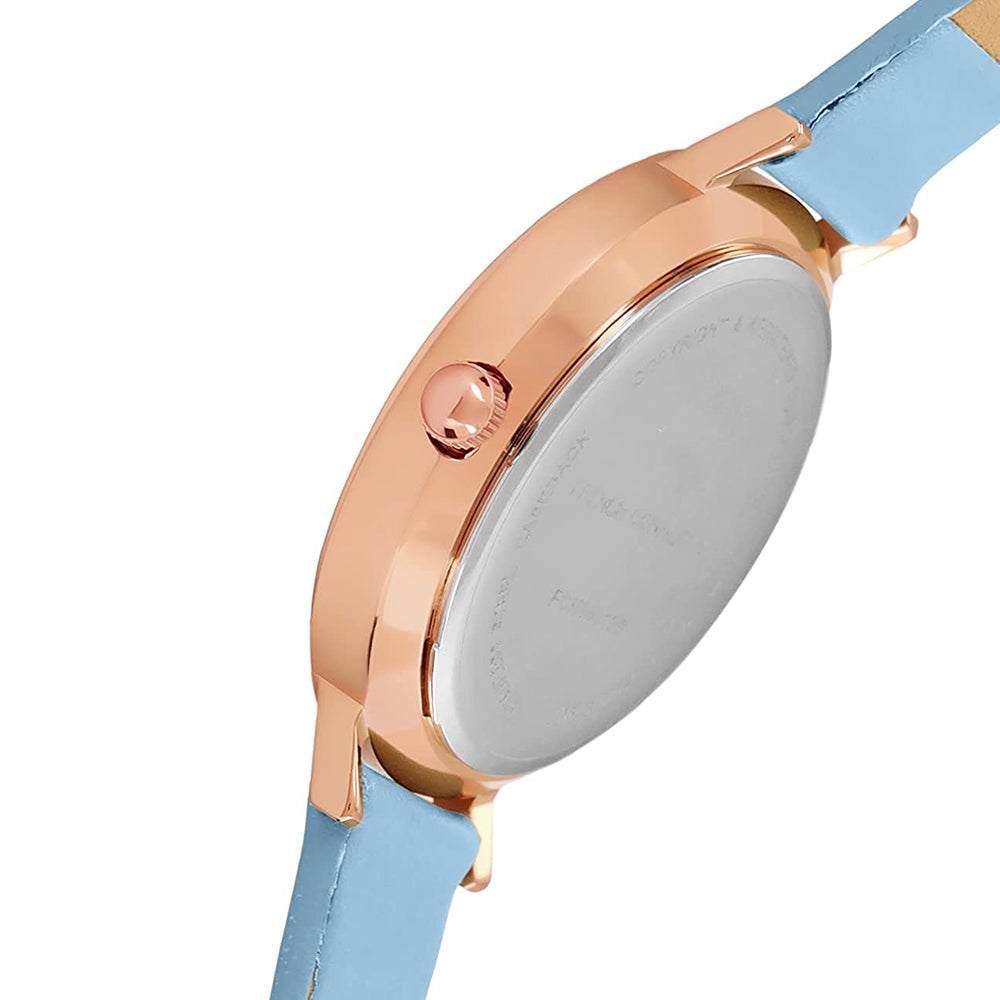 French Connection Sky Blue Analogue Watch For Women- FCN00012A