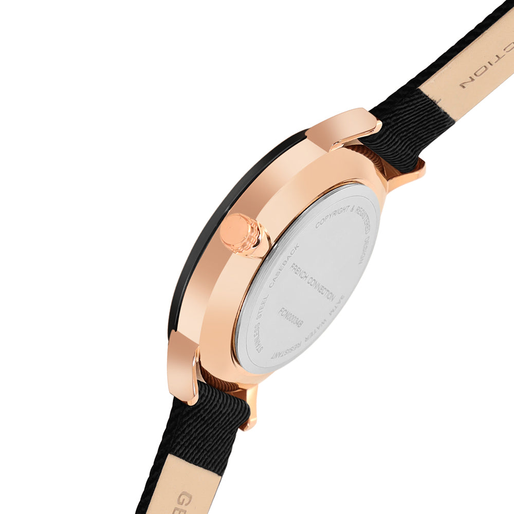 French Connection Analog Black Dial Men's Watch-FCN00034B