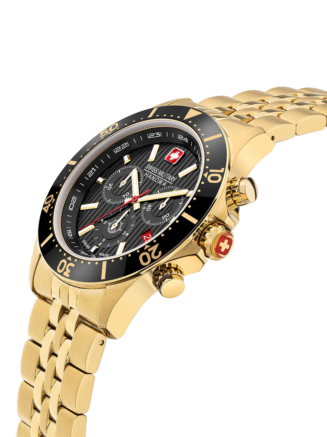 Swiss Military Hanowa SMWGI2100710 - Flagship X Chrono Swiss Made Black Watch For Men