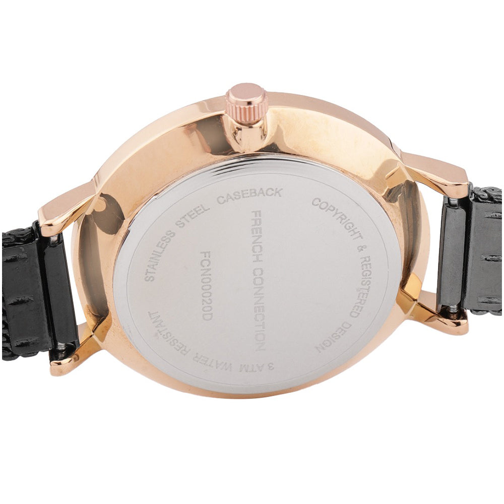 French Connection Analog Black Dial Women's Watch-FCN00020D