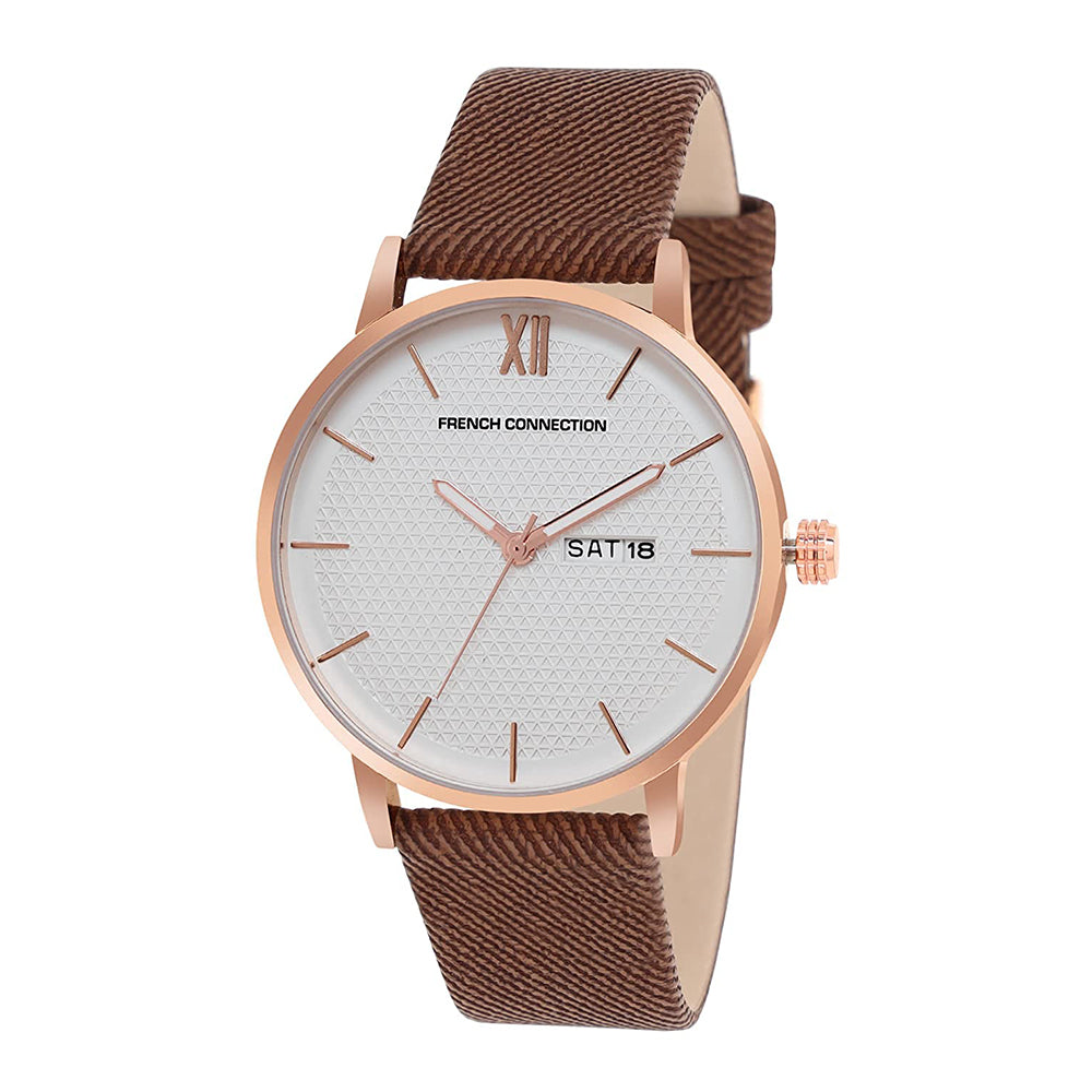 French Connection Analog Silver Dial Men's Watch-FCN00034H