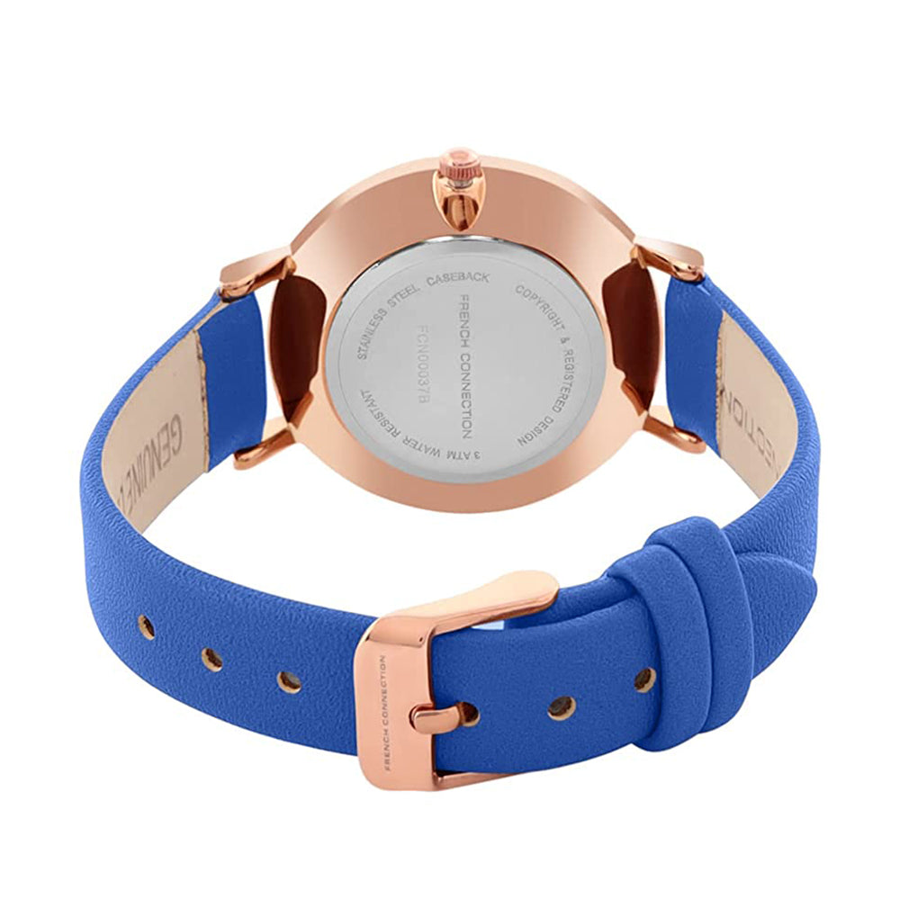 French Connection Analog Blue Dial Women's Watch-FCN00037B