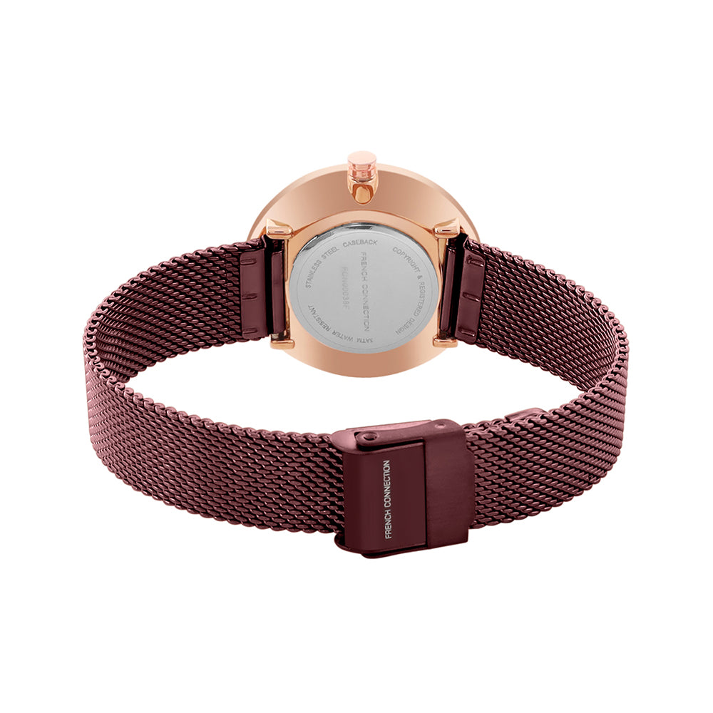 French Connection Analog Brown Dial Women's Watch-FCN00038F