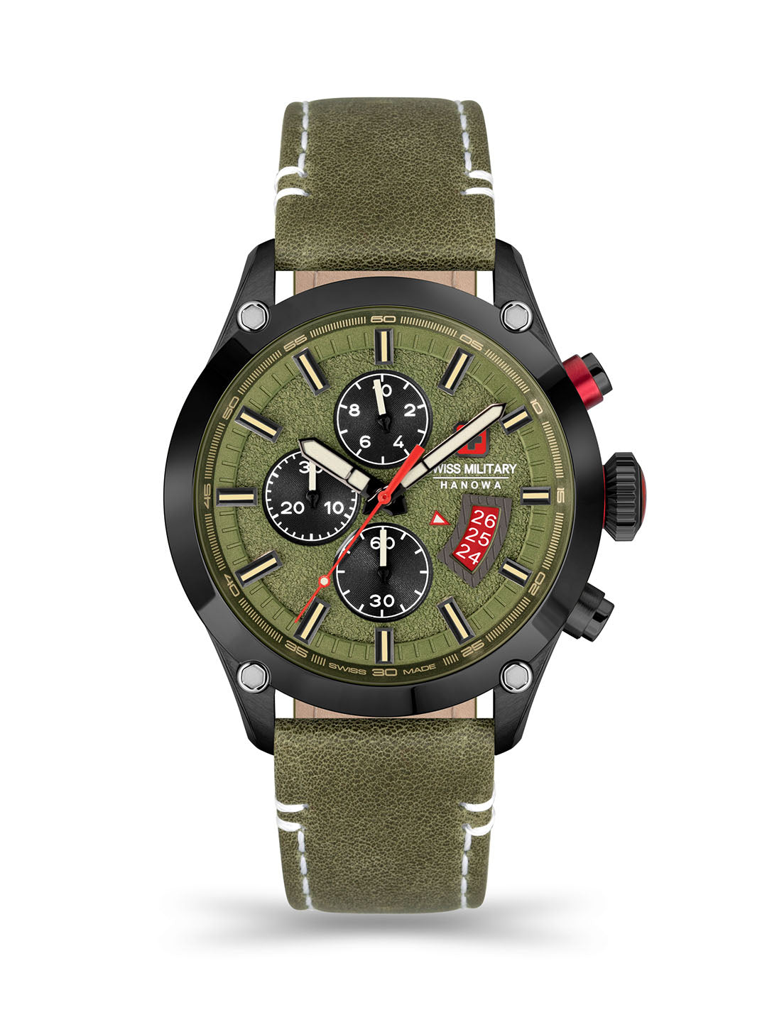 Swiss Military Hanowa SMWGC2101430 - Blackbird Swiss Made Green Watch For Men