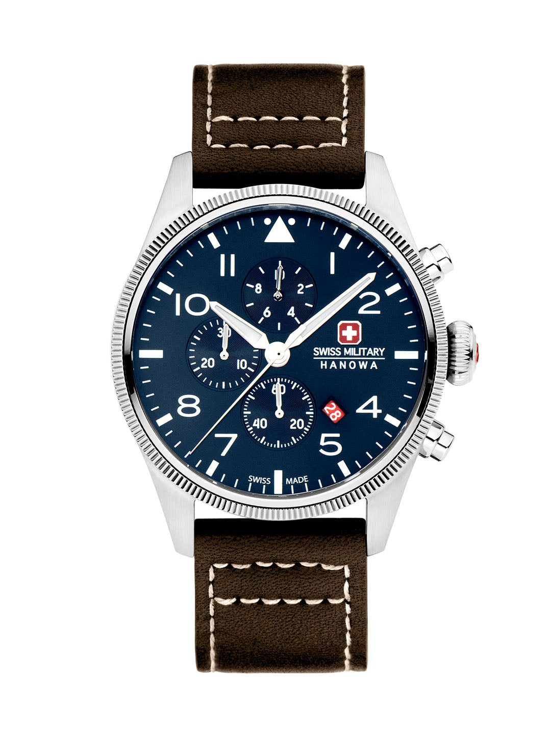 Swiss Military Hanowa SMWGC0000402 - Thunderbolt Chrono Swiss Made Blue Watch For Men