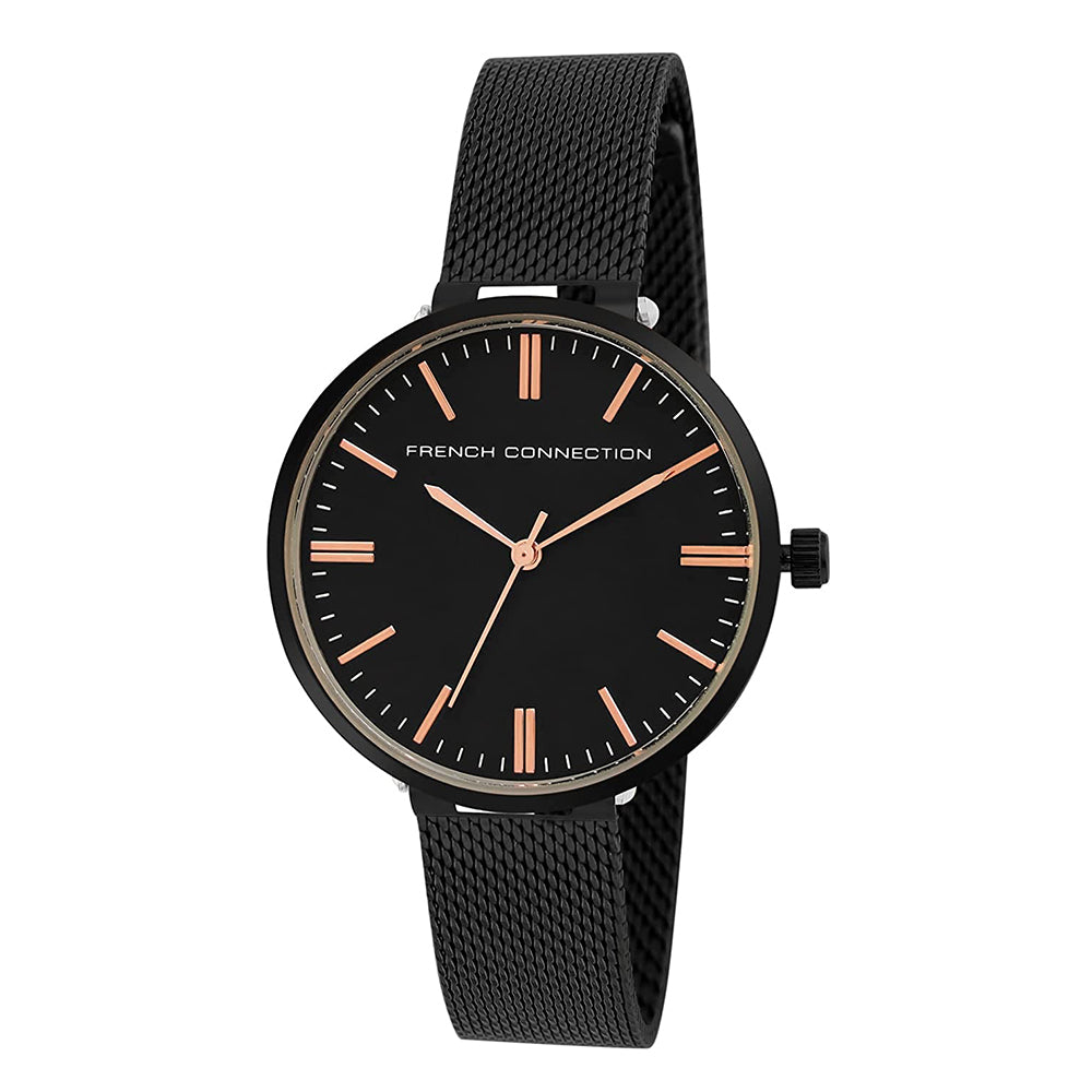 French Connection Analog Black Dial Women's Watch-FCS002C
