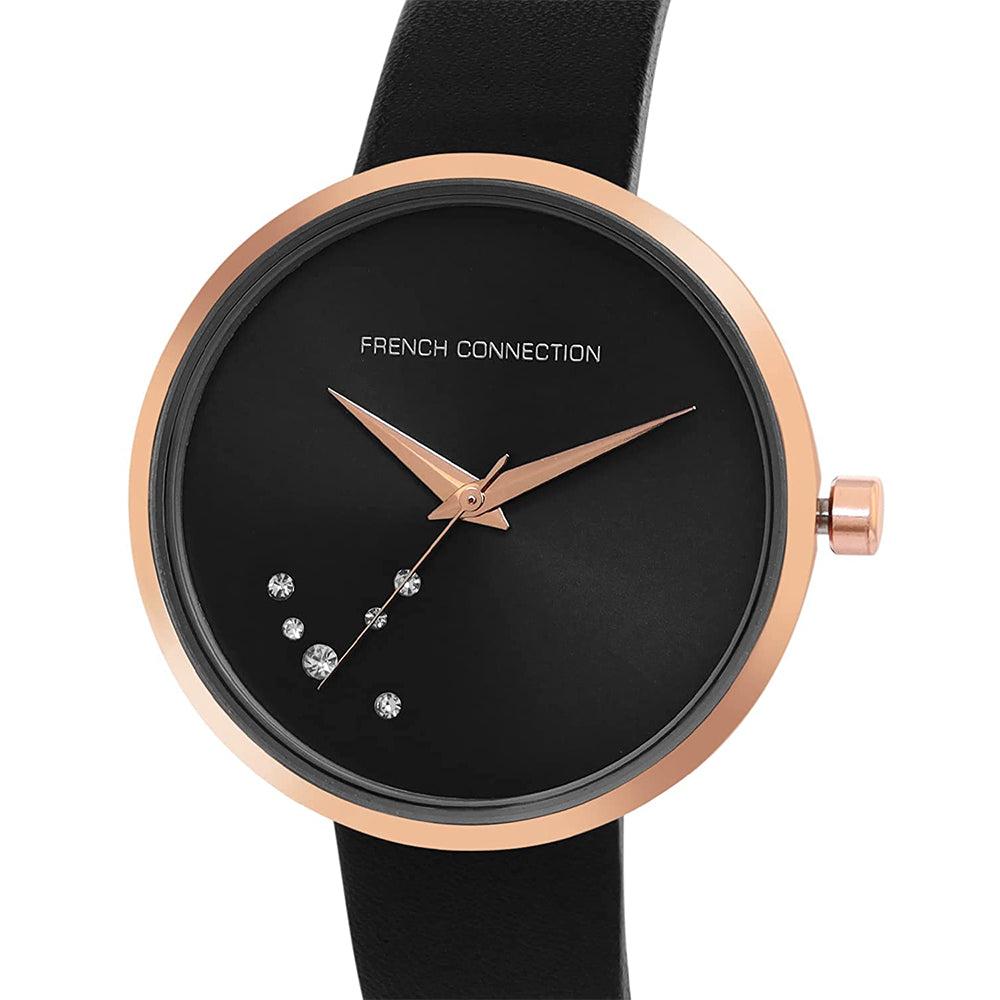 French Connection Analog Black Dial Women's Watch-FCL23-F