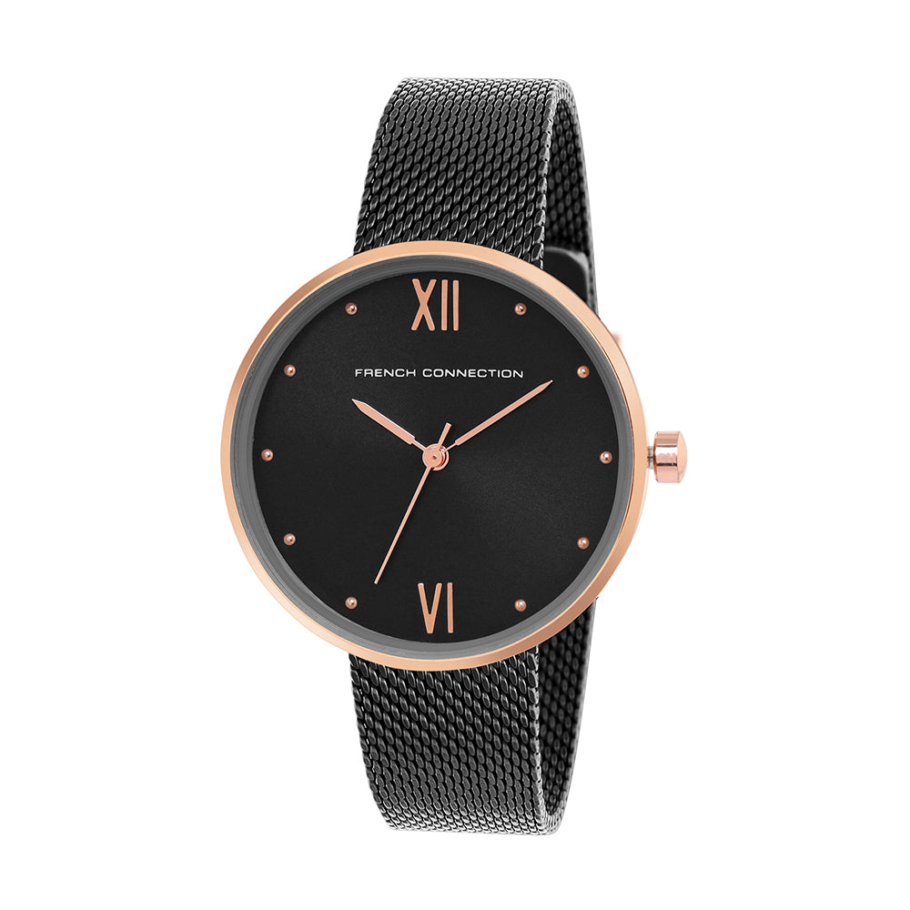 French Connection Analog Black Dial Women's Watch-FCN00033D