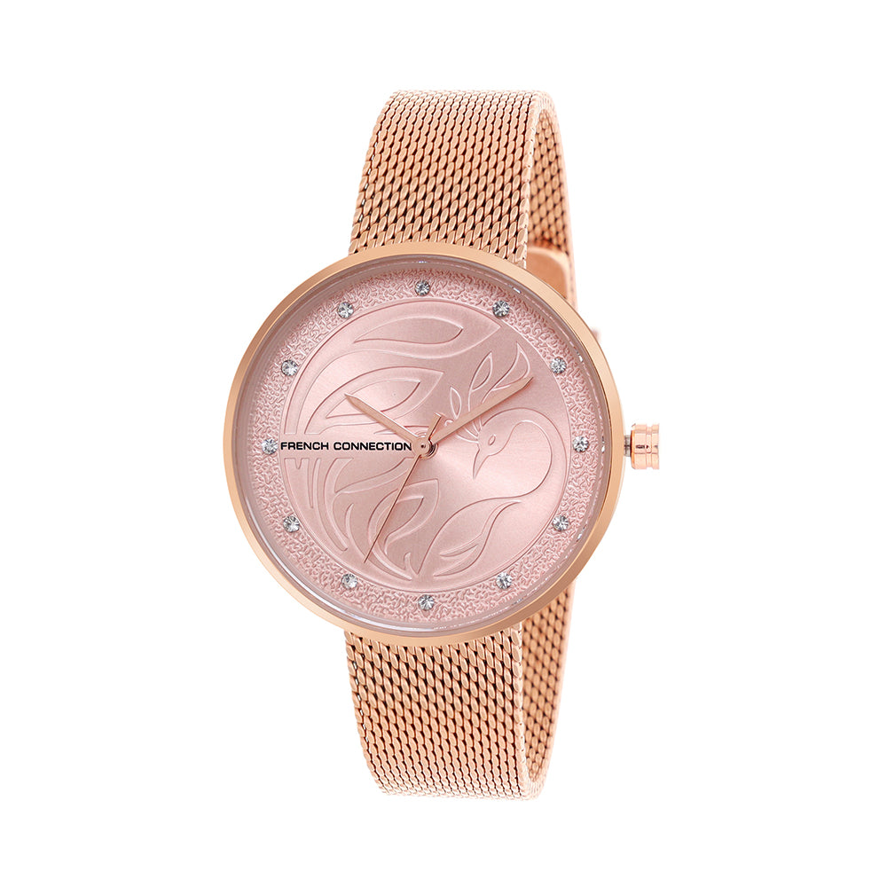 French Connection Analog Pink Dial Women's Watch-FCN00038E