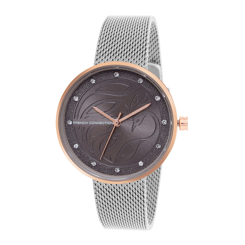 French Connection Analog Grey Dial Women's Watch-FCN00038G