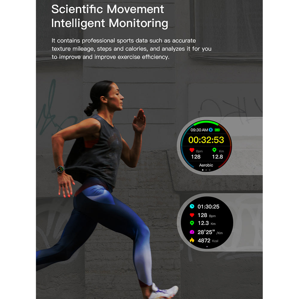 French Connection Green Unisex Smartwatch R3-E Pro