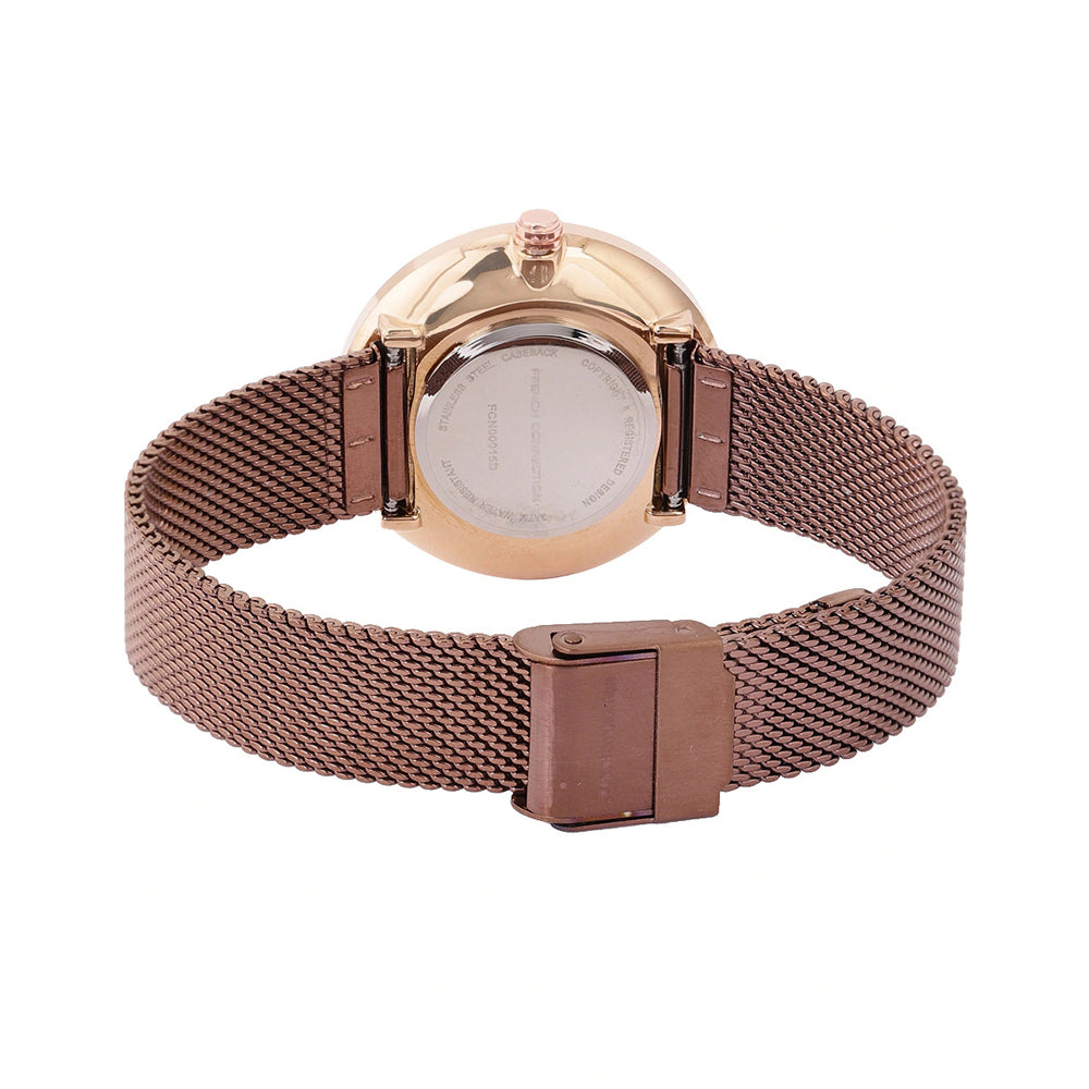 French Connection Analog Brown Dial Women's Watch FCN00015D