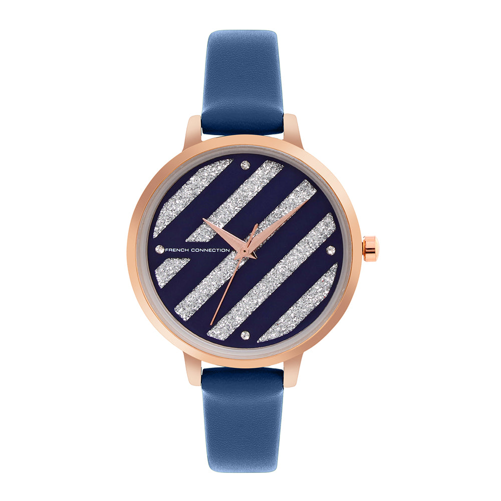 French Connection Analog Blue Dial Women's Watch-FCN00022A