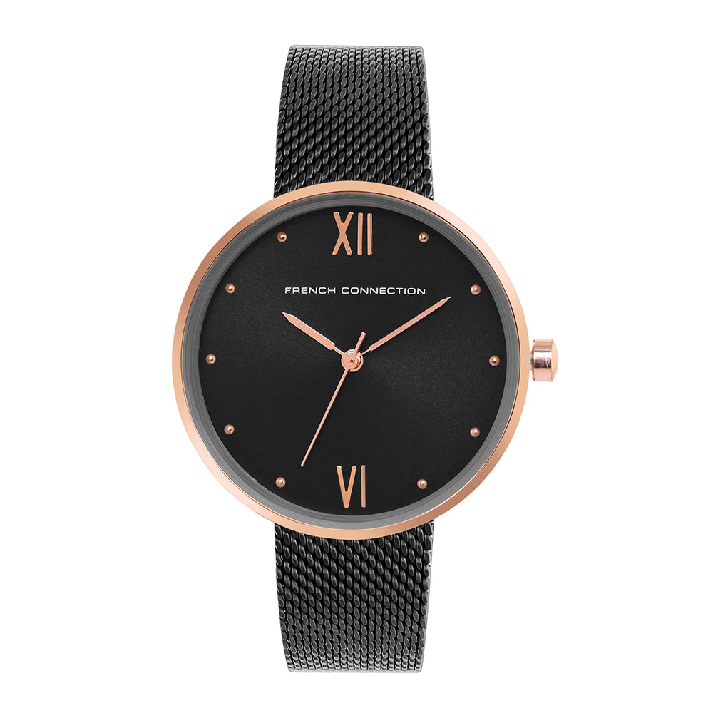 French Connection Analog Black Dial Women's Watch-FCN00033D