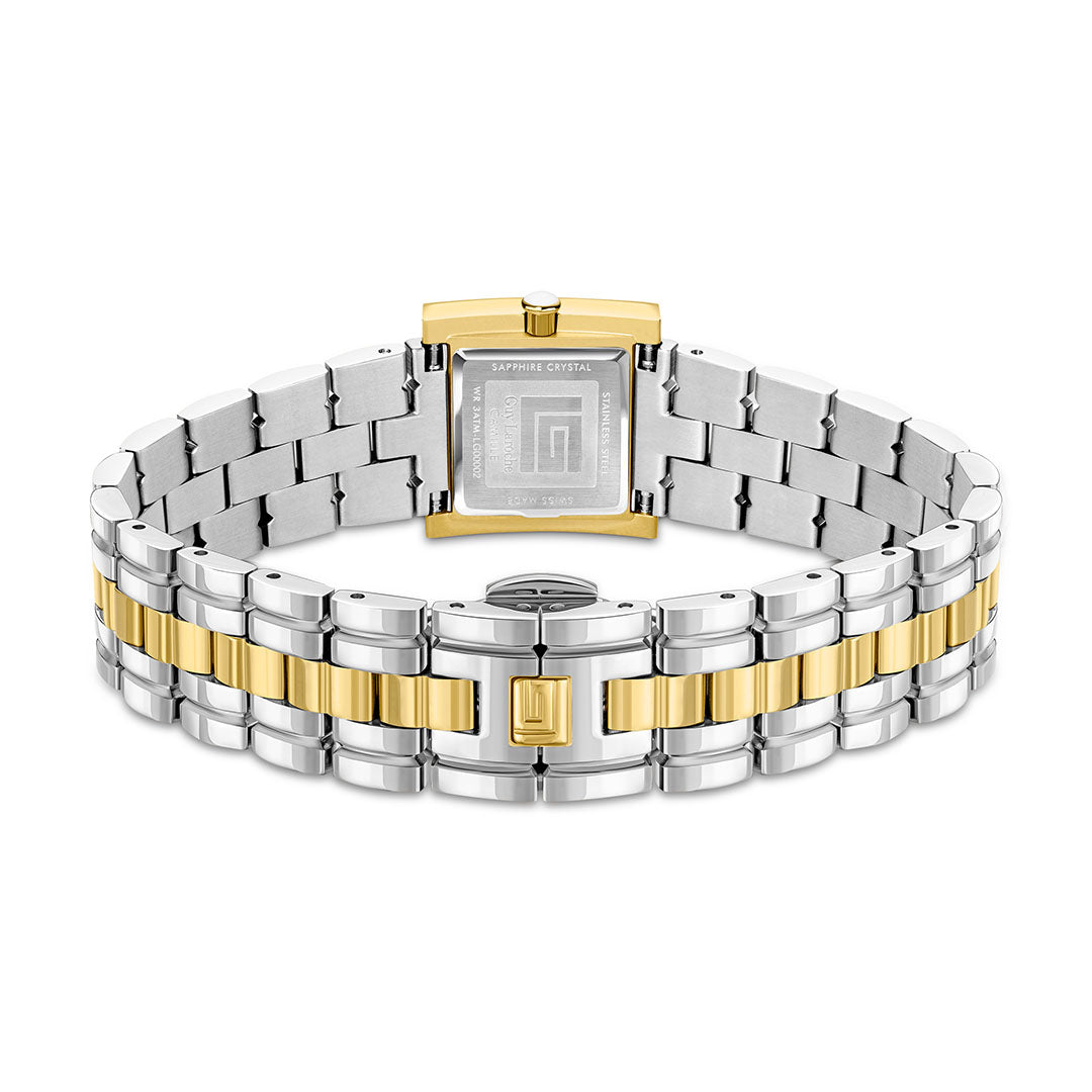 Guy Laroche Camille 2 Hands Square Dial MOP SWISS MADE Watch for Women - GLWLG0000212