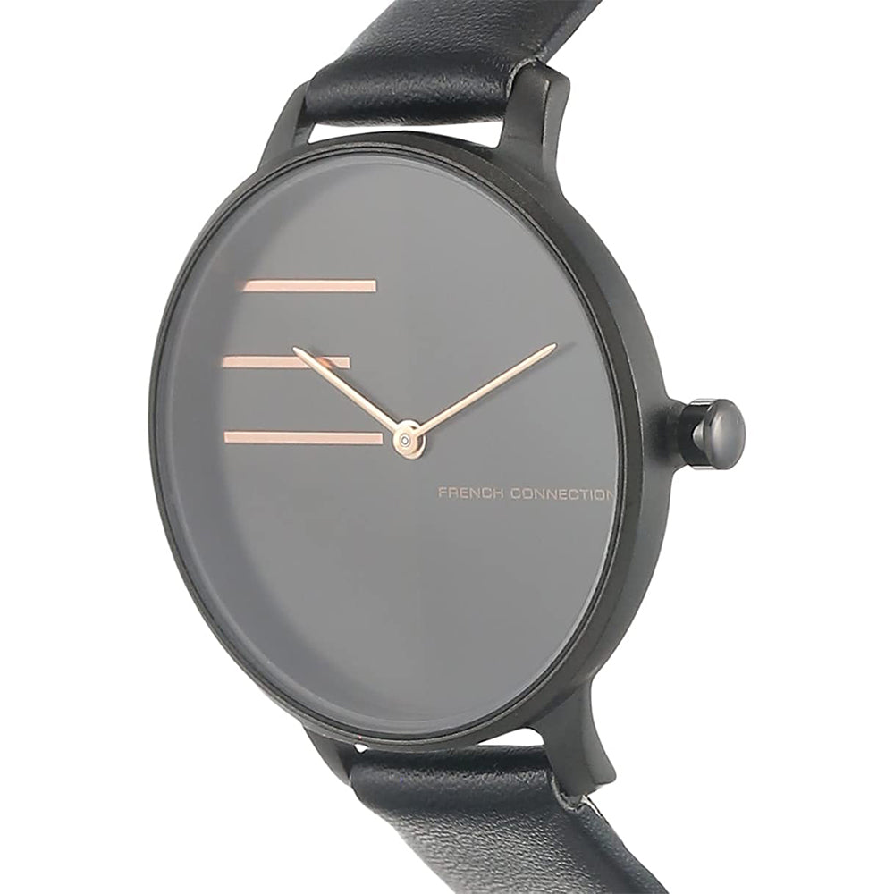 French Connection Black Dial Women's Analog Watch-FCN00013A