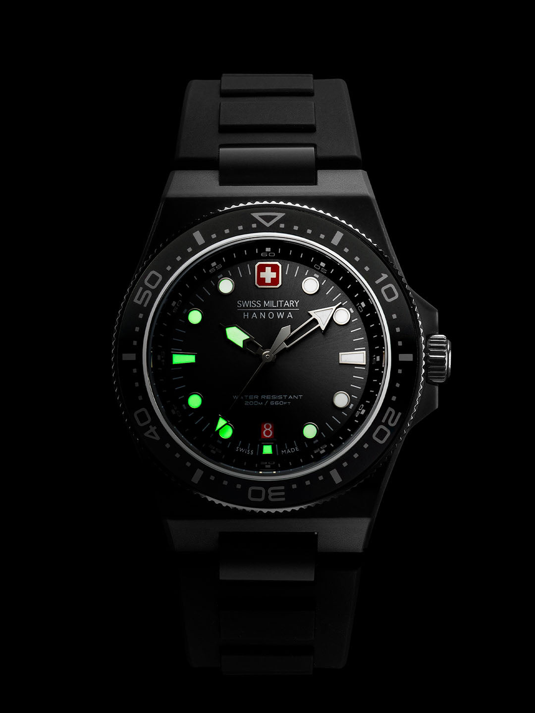 Swiss Military Hanowa SMWGN0001182 - Ocean Pioneer Swiss Made Grey Watch For Men