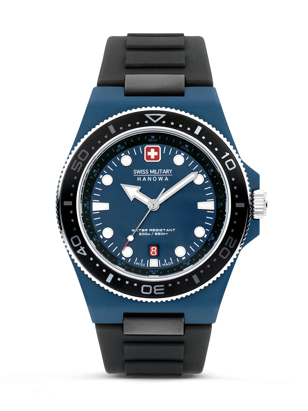 Swiss Military Hanowa SMWGN0001184 - Ocean Pioneer Swiss Made Blue Watch For Men