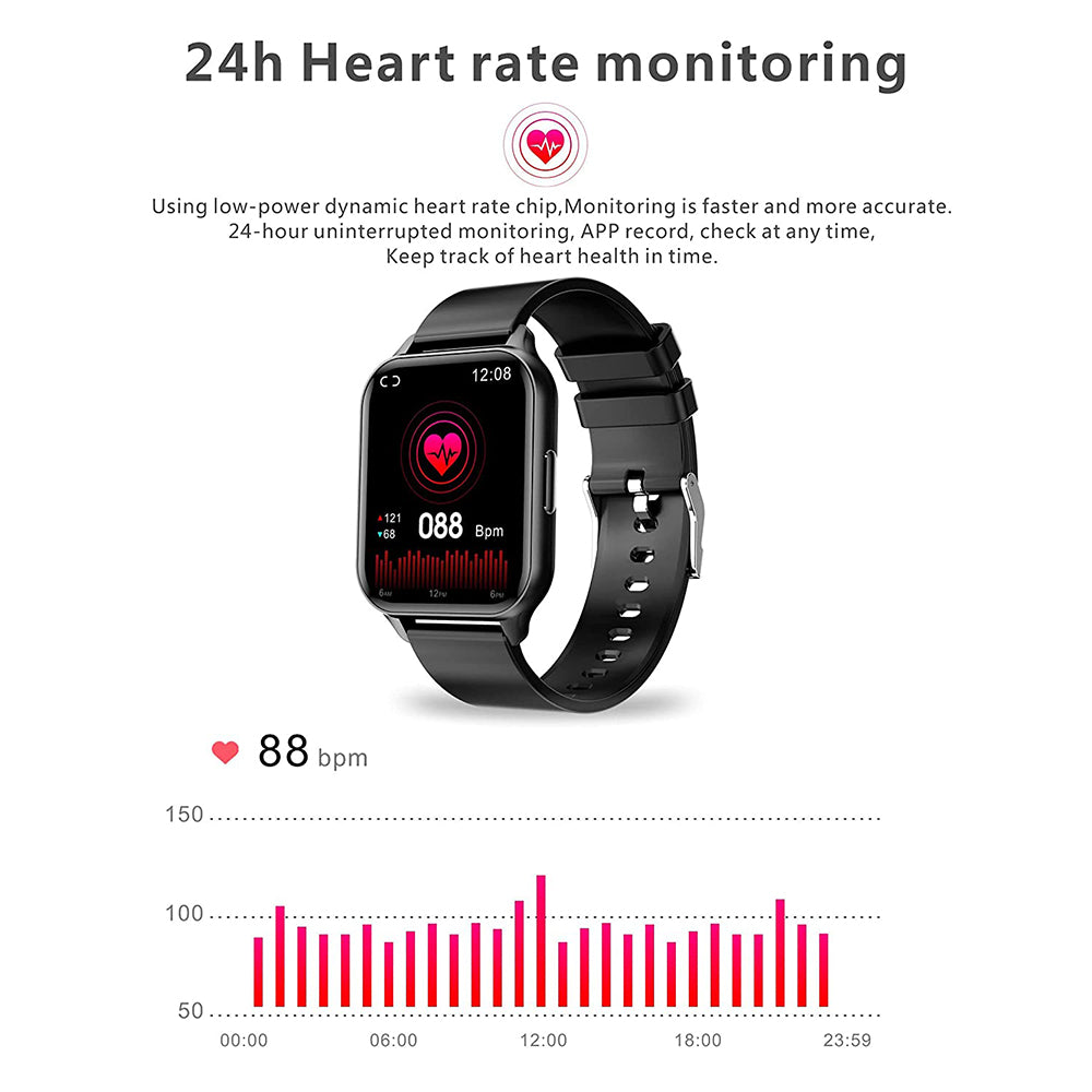 French Connection Blue Silicone Unisex Smartwatch Q26-A