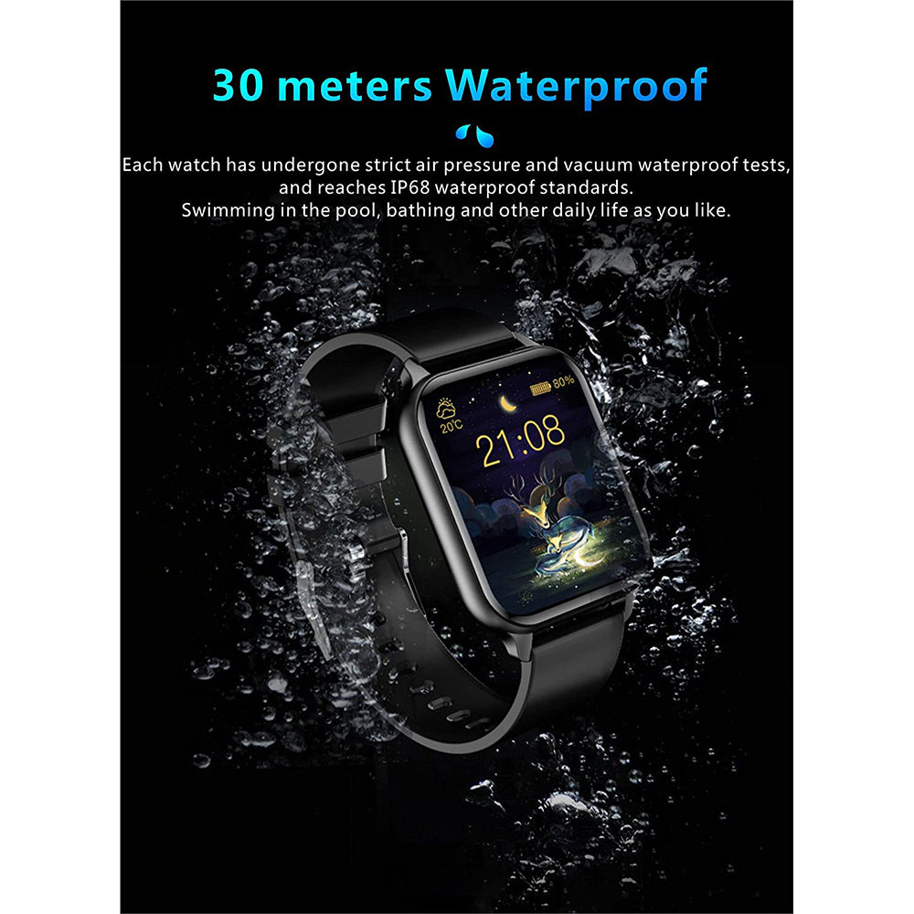French Connection Blue Silicone Unisex Smartwatch Q26-A