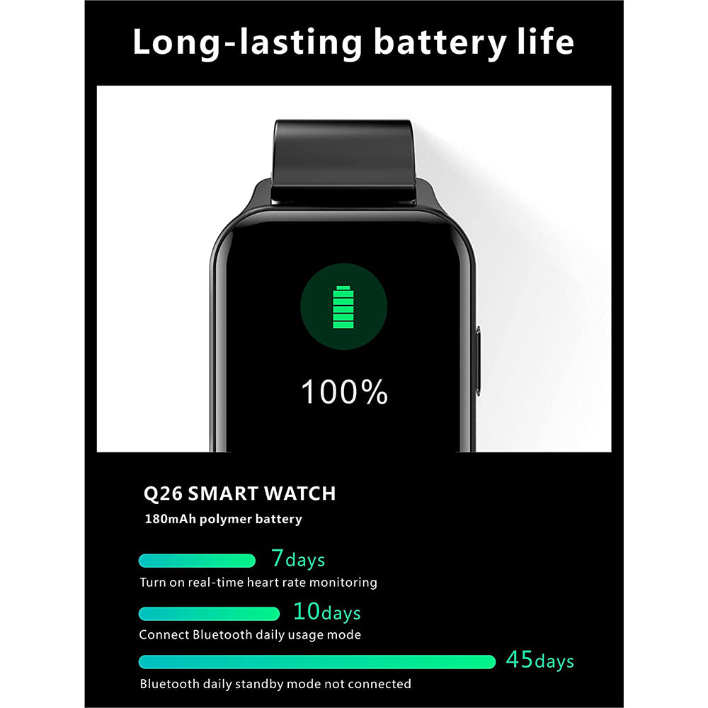 French Connection Blue Silicone Unisex Smartwatch Q26-A