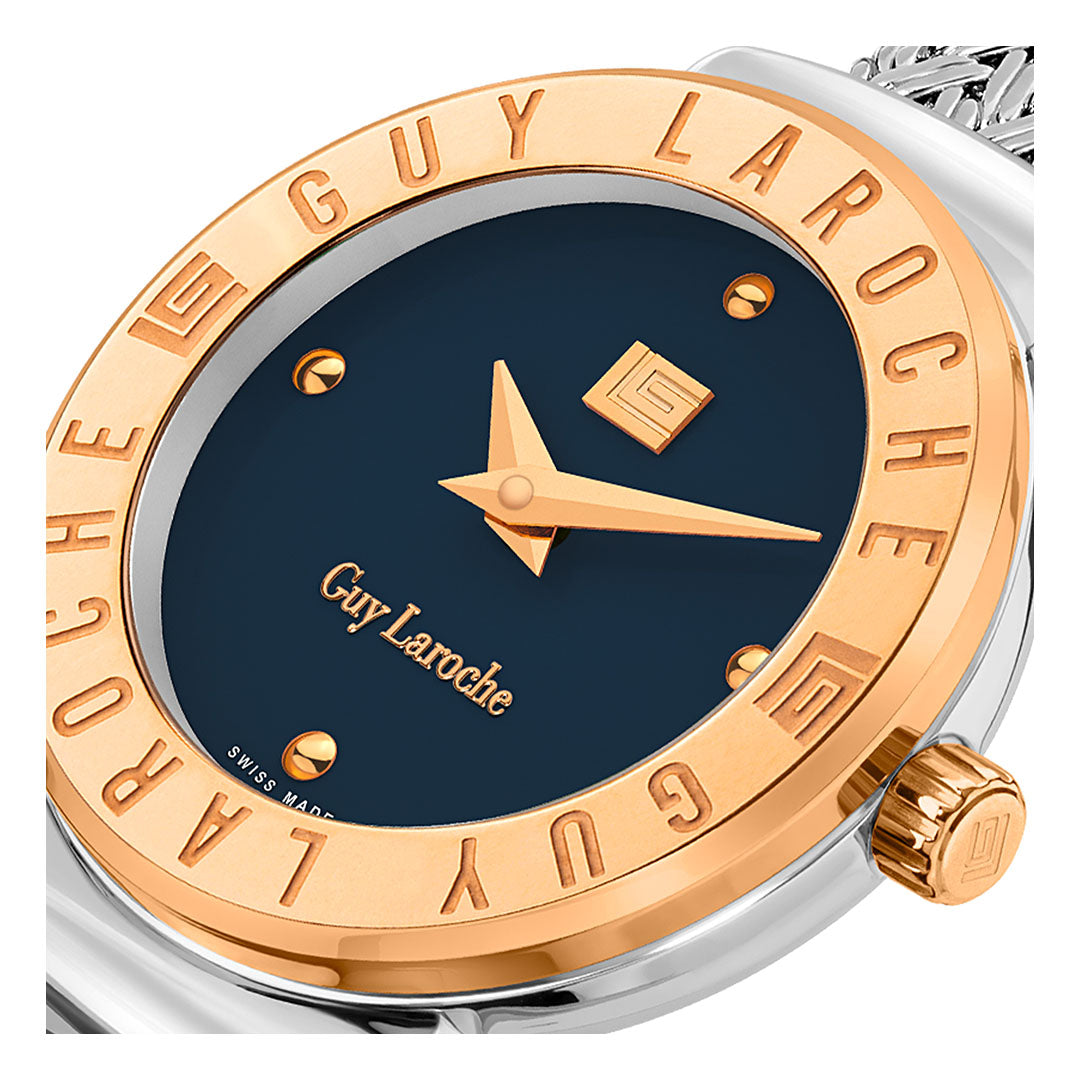 Guy Laroche Betty 2 HandsBlue Round Dial SWISS MADE Watch for Women - GLWLG0000913