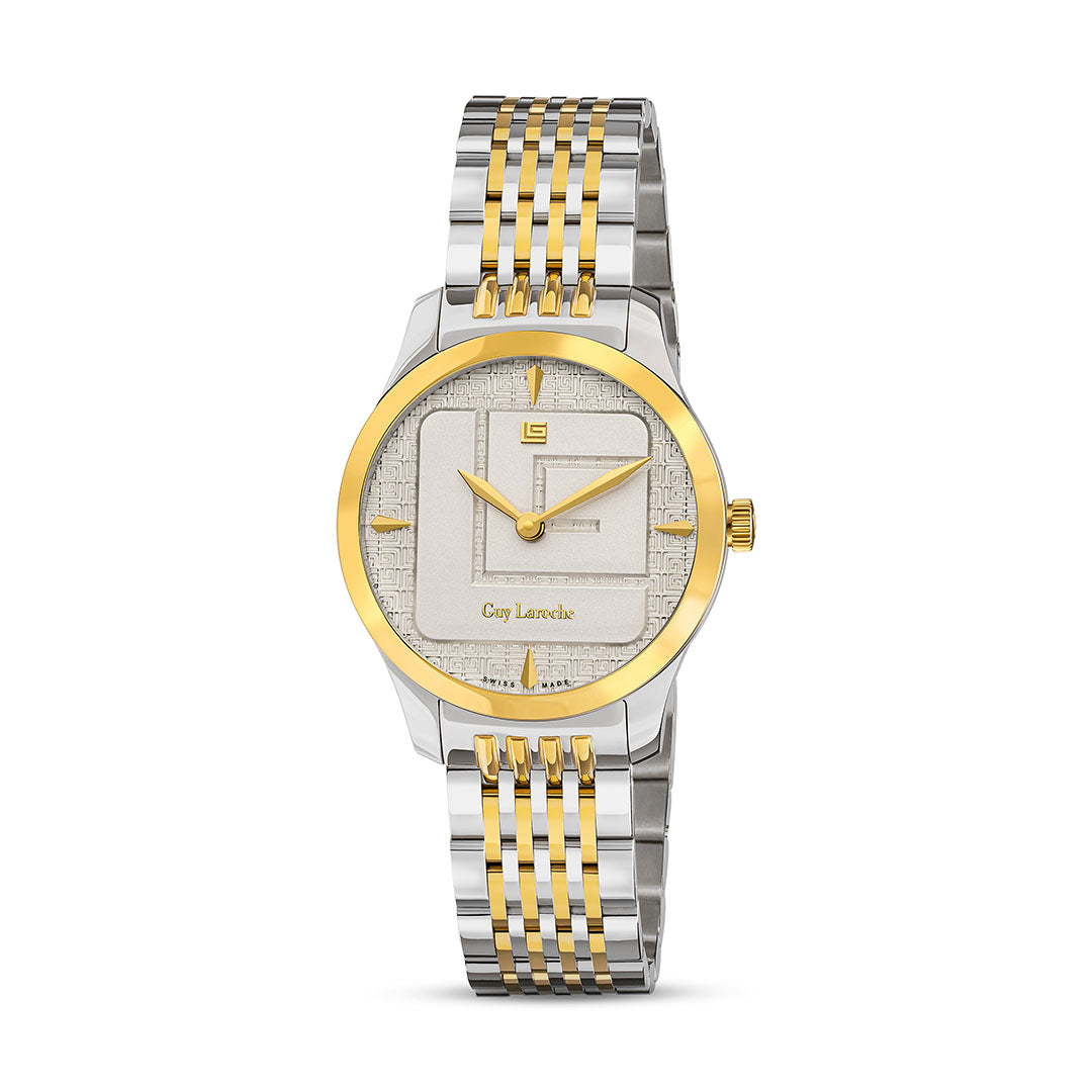 Guy Laroche Maxime 2 Hands White Round Dial SWISS MADE Watch for women - GLWLG0001205