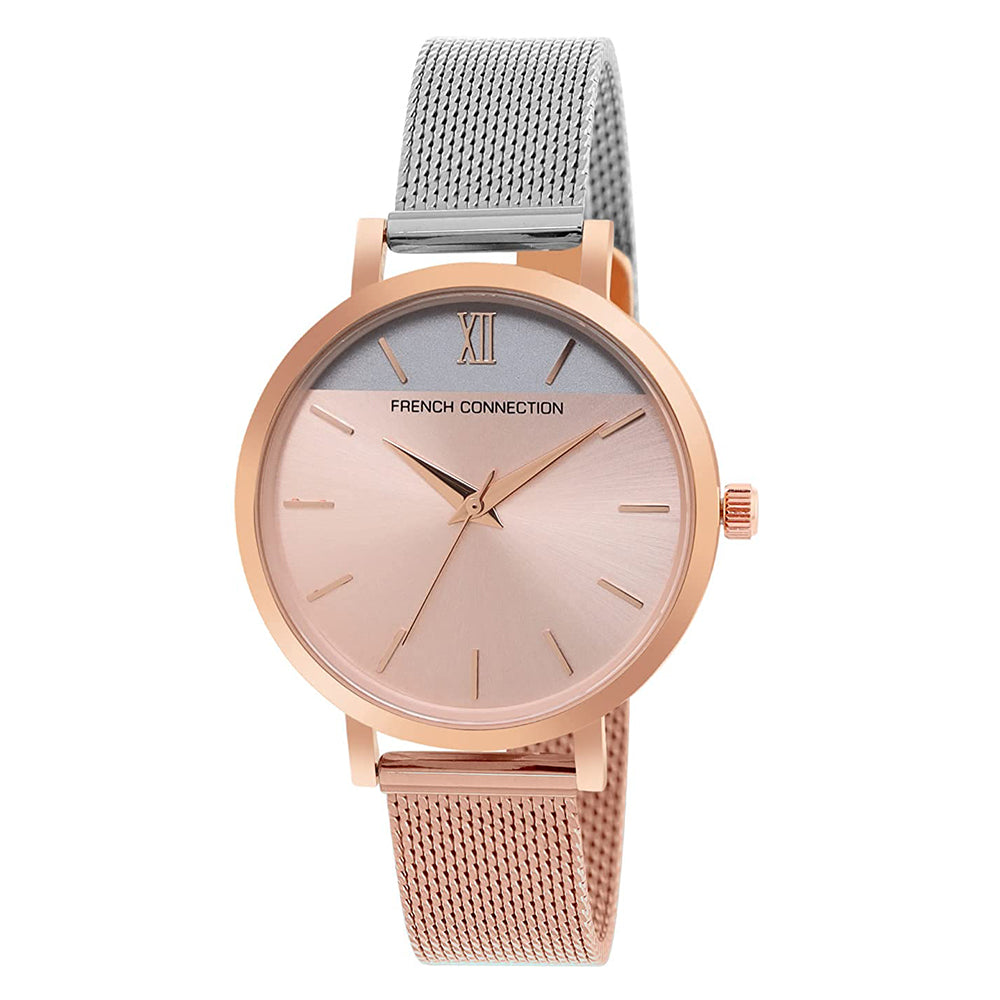 French Connection Analog Rose Gold Dial Women's Watch-FCN00020A