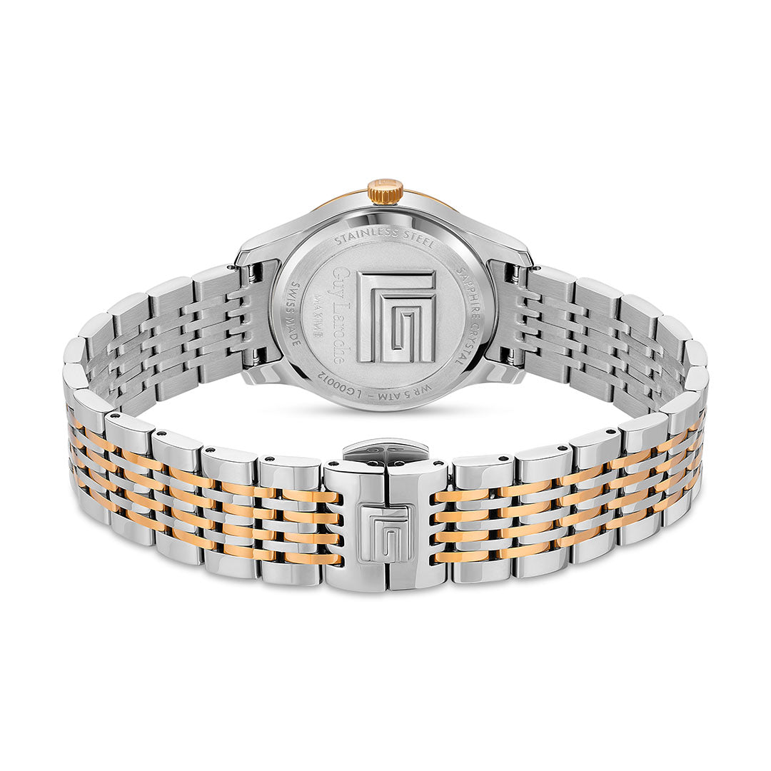 Guy Laroche Maxime 2 Hands White Round Dial SWISS MADE Watch for Women - GLWLG0001206