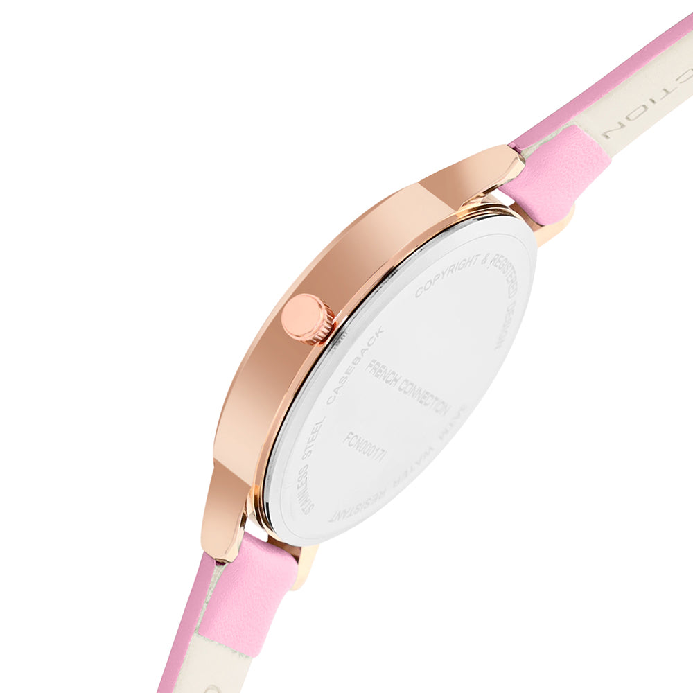 French Connection Analog Pink Dial Women's Watch-FCN00017I