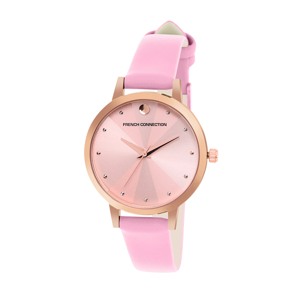 French Connection Analog Pink Dial Women's Watch-FCN00017I