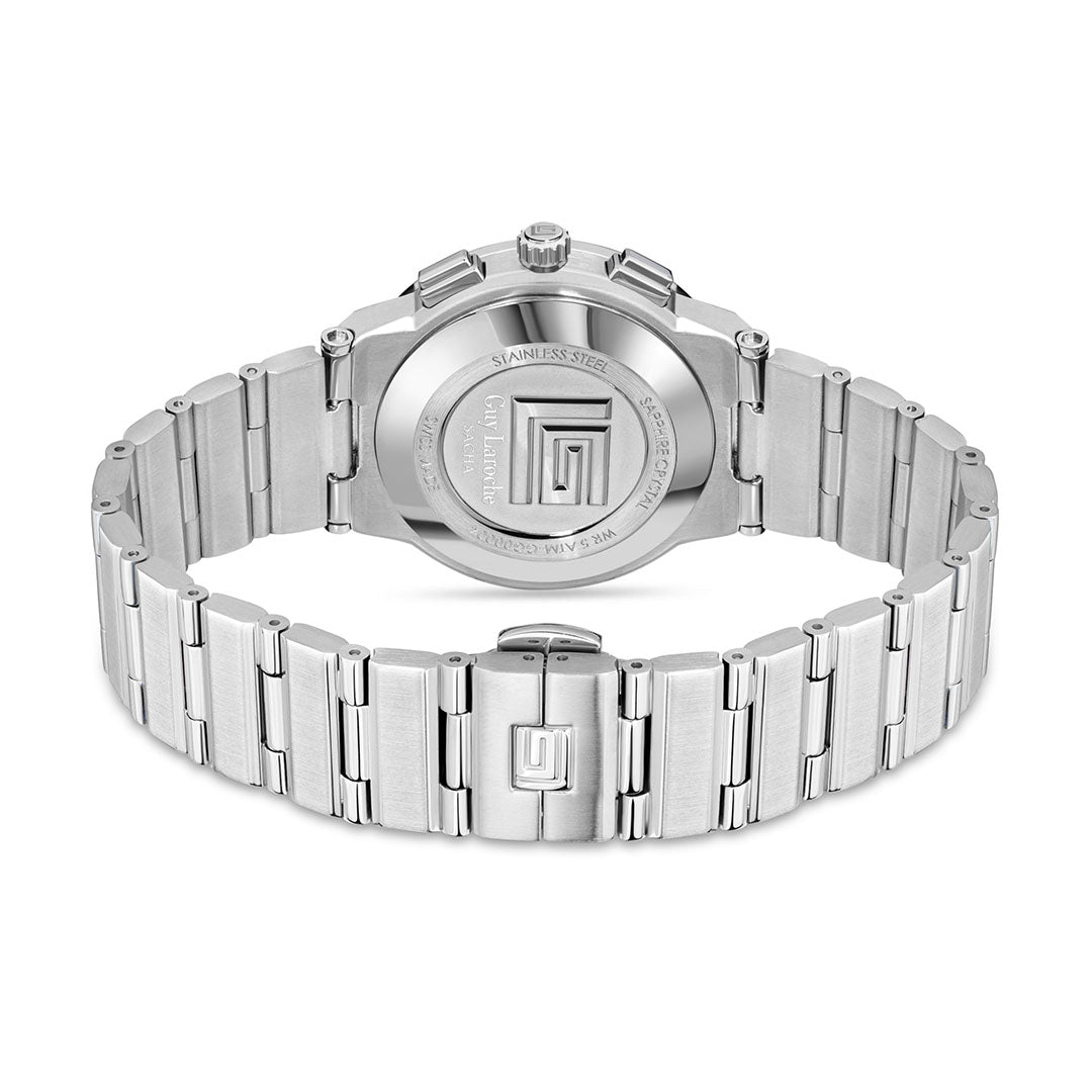 Guy Laroche Charlie 3 Hands Round Dial Blue SWISS MADE Watch for Men - GLWGG0000305