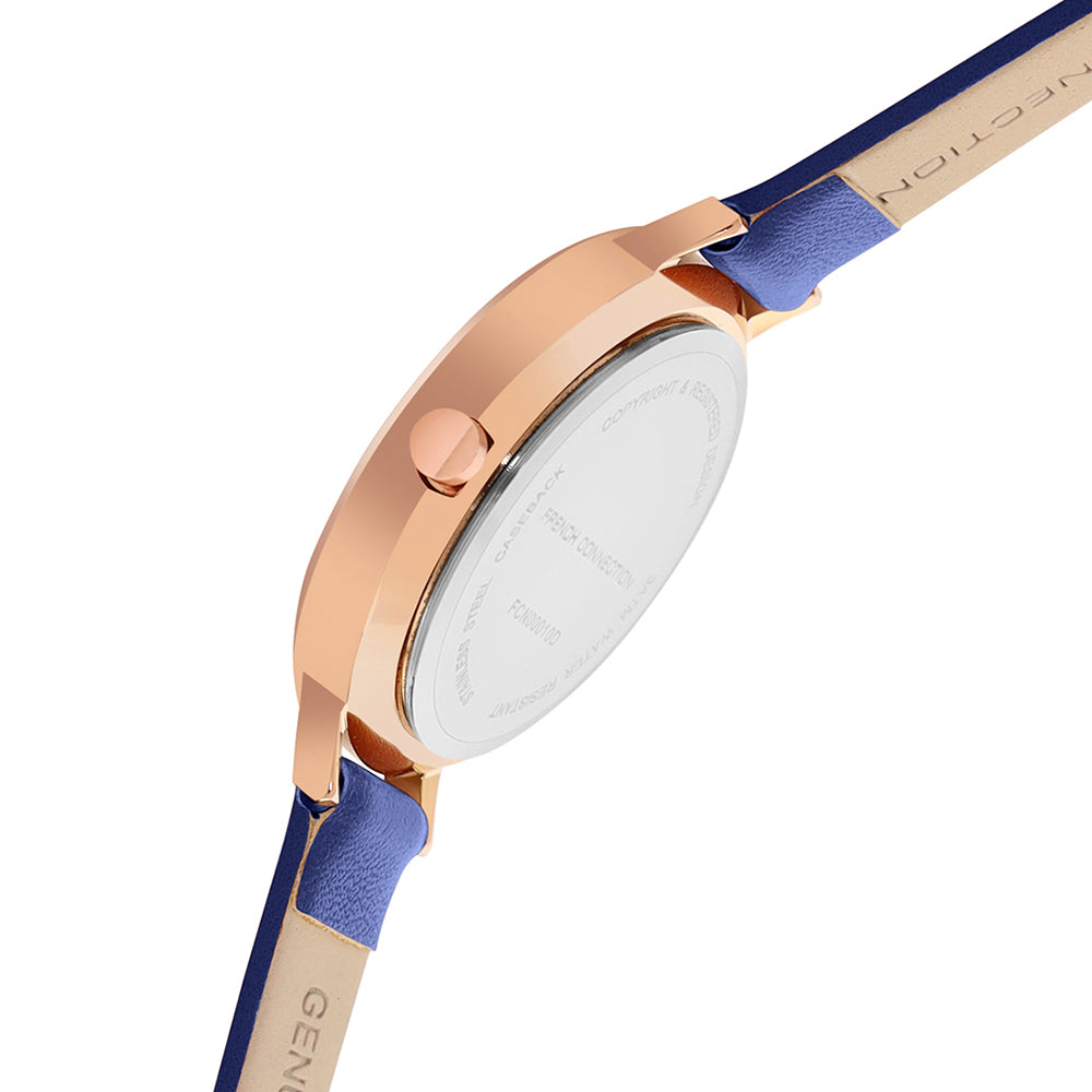 French Connection Analog Blue Dial Women's Watch-FCN00010D