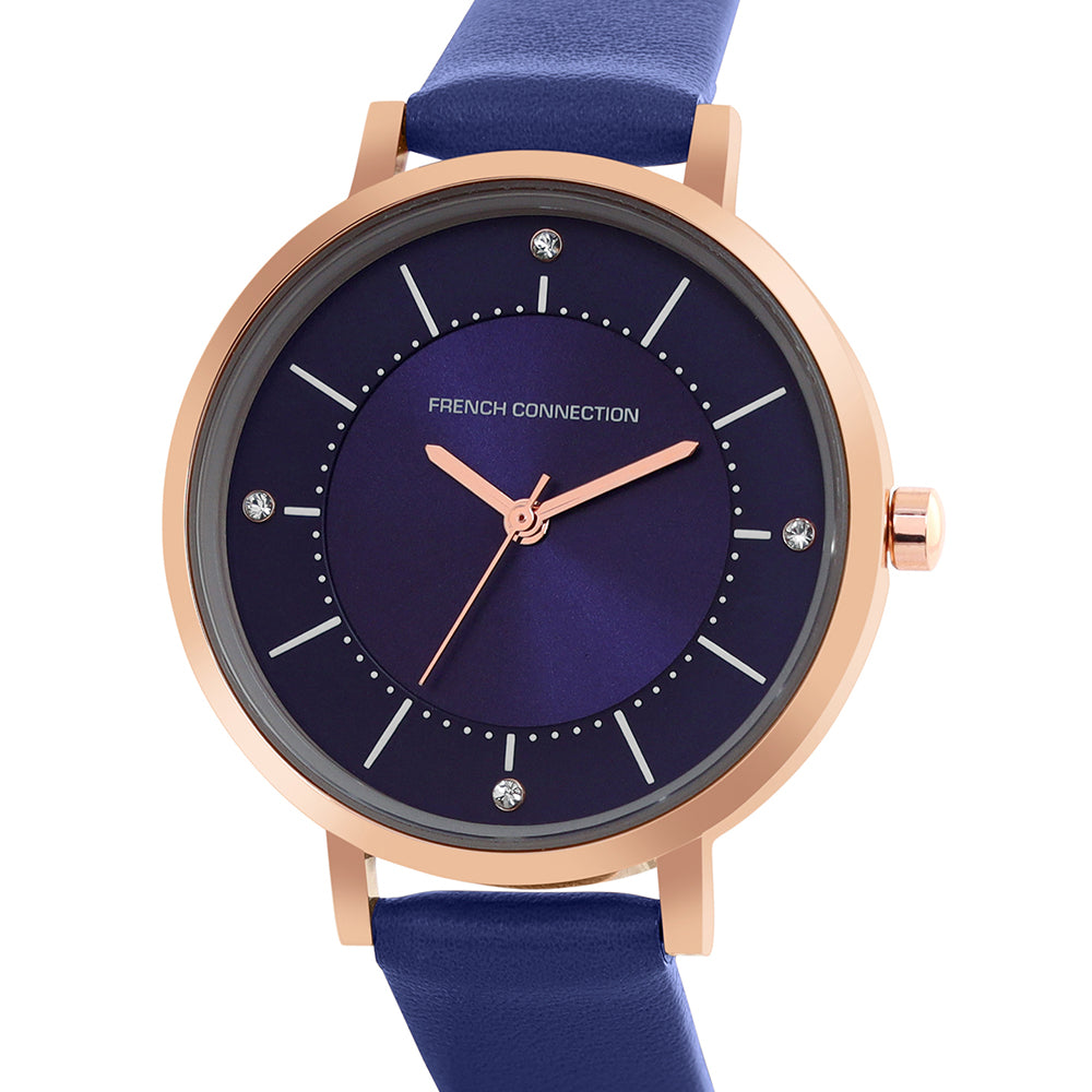 French Connection Analog Blue Dial Women's Watch-FCN00010D