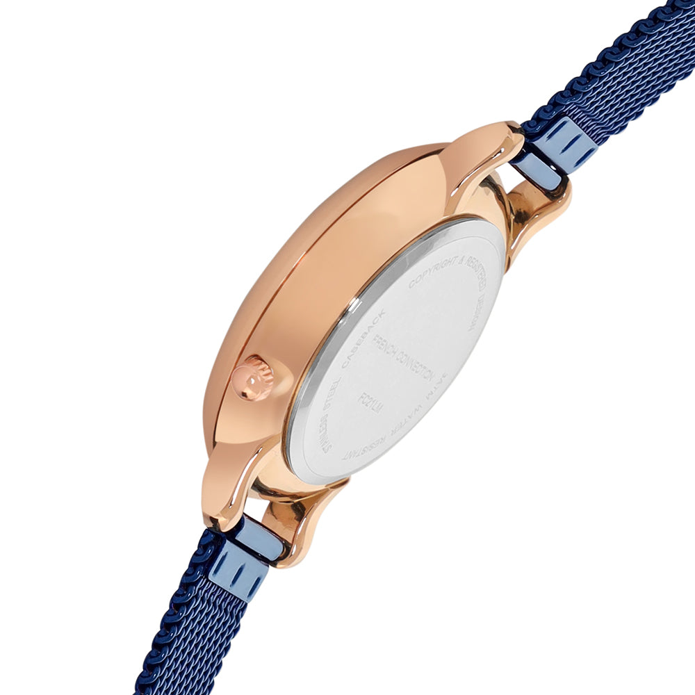 French Connection Analog Navy Dial Women's Watch FC21LM