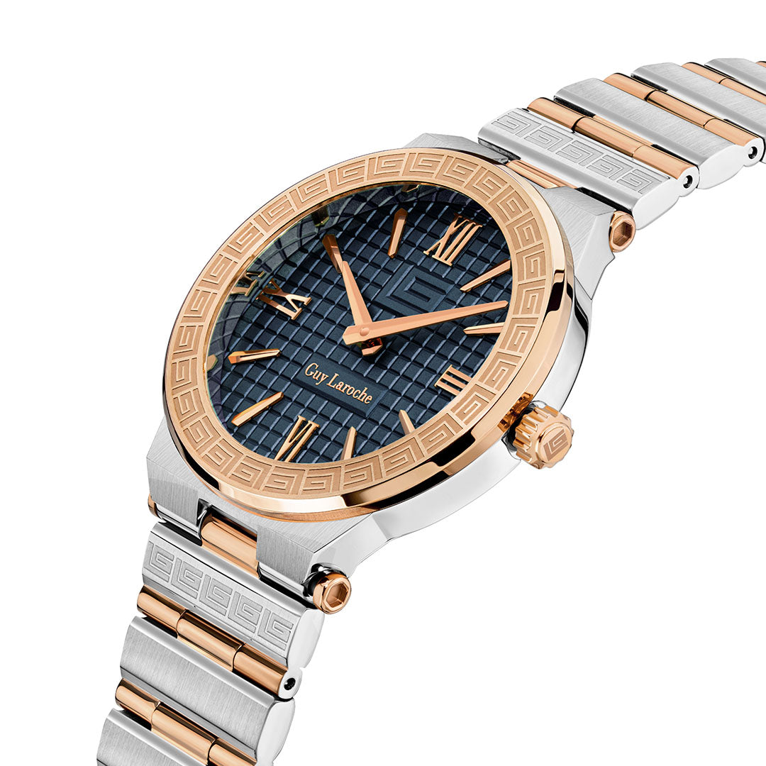 Guy Laroche Sacha 2 Hands Blue Round Dial SWISS MADE Watch for Women - GLWLG0000416