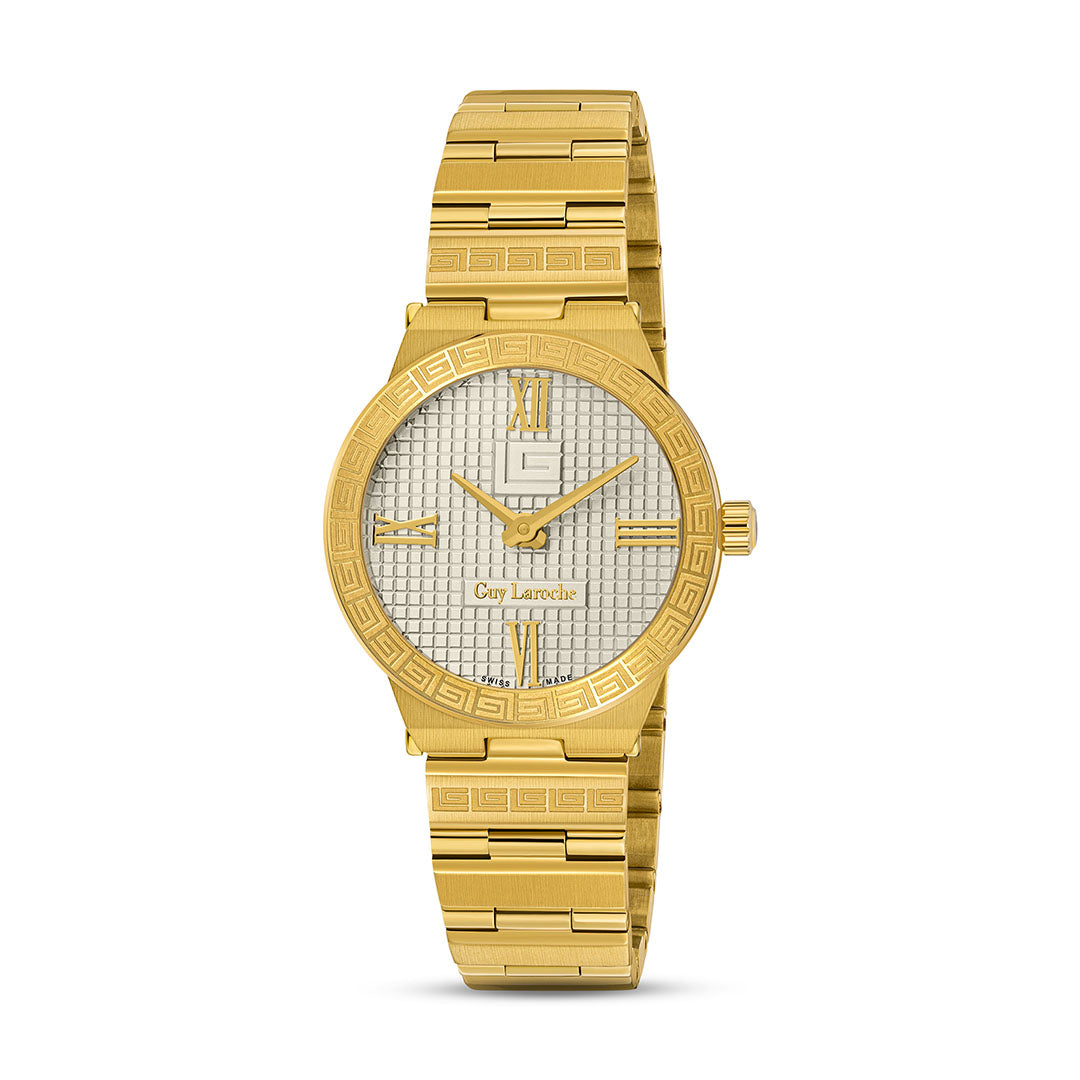 Guy Laroche Sacha 2 Hands Silver Round Dial SWISS MADE Watch for women - GLWLG0000418