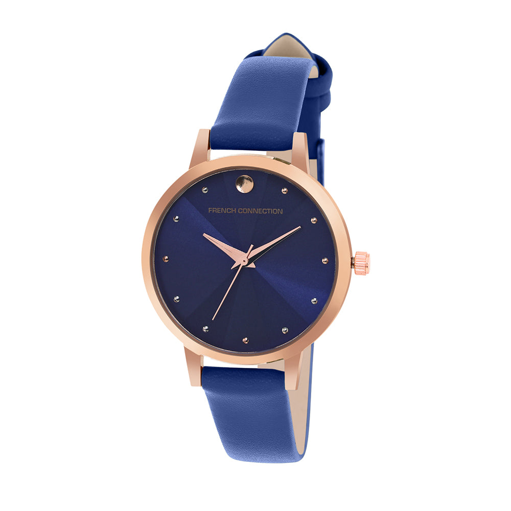 French Connection Analog Blue Dial Women's Watch-FCN00017J