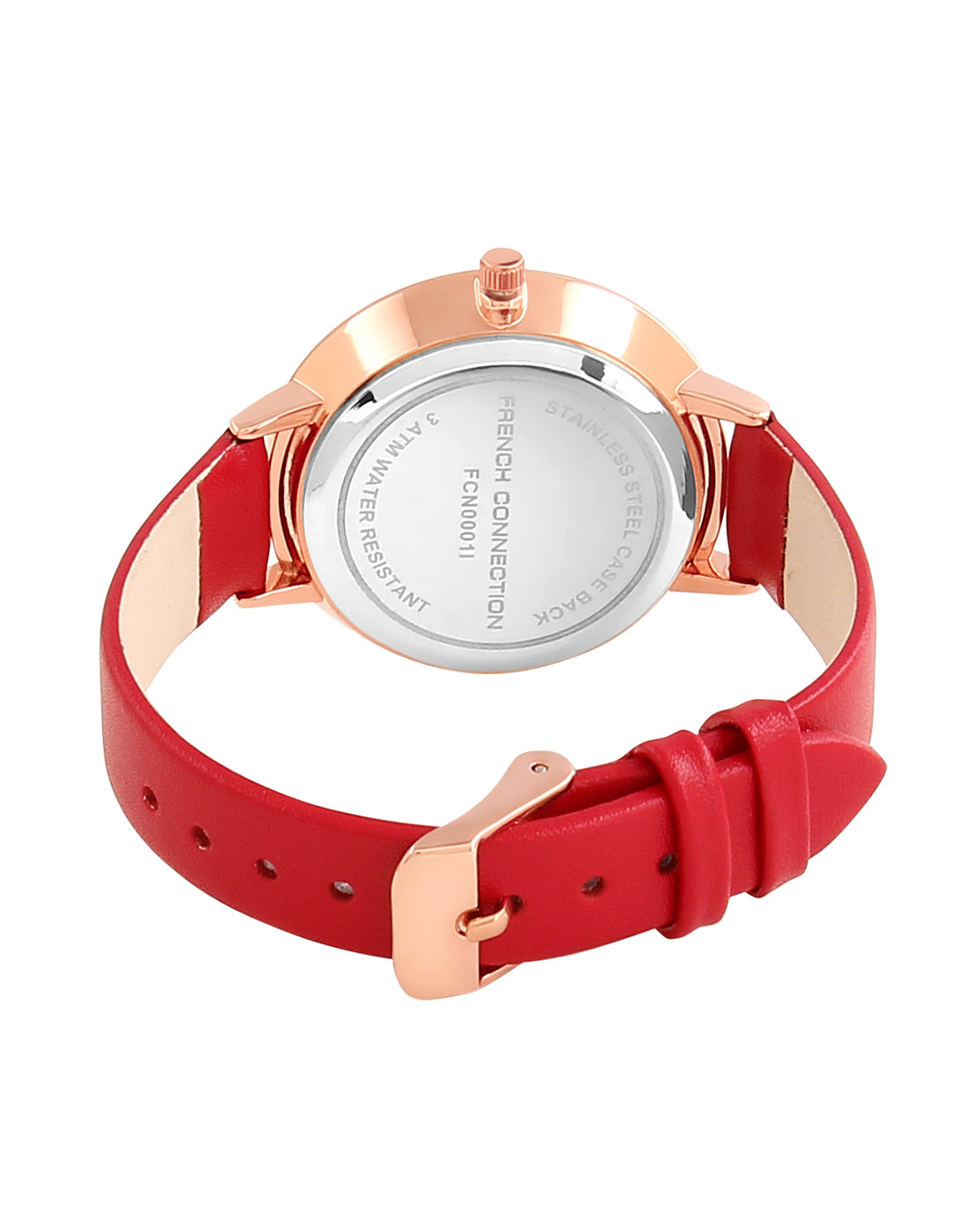 French Connection Analog Red Dial Women's Watch-FCN0001I