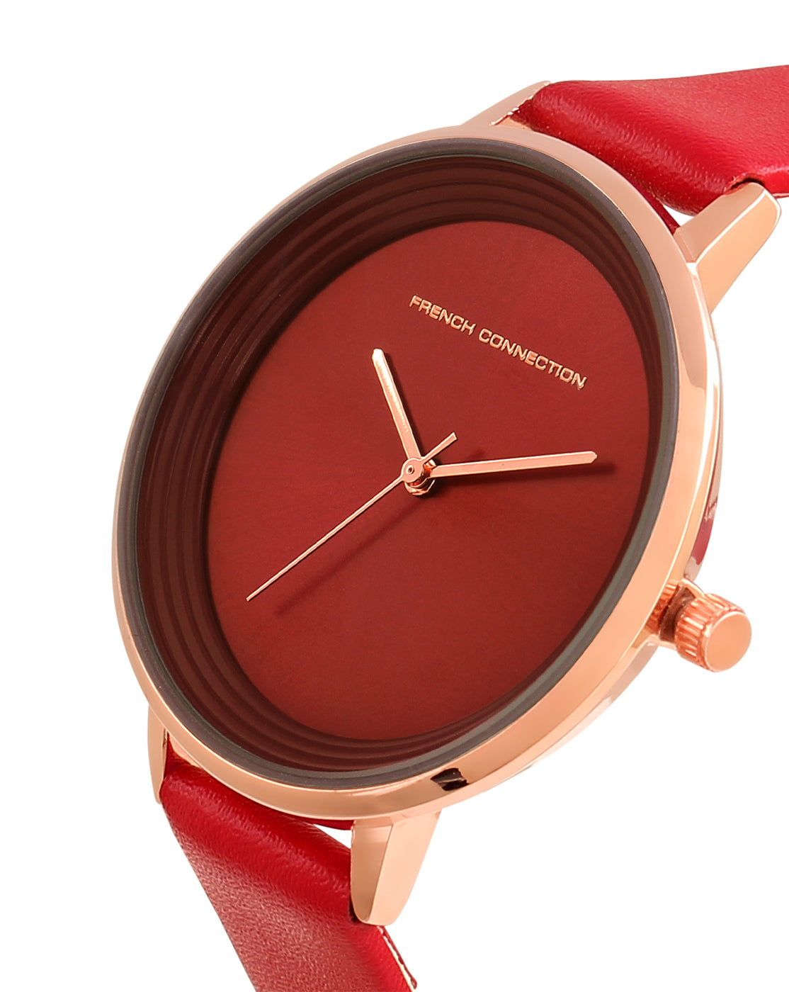 French Connection Analog Red Dial Women's Watch-FCN0001I