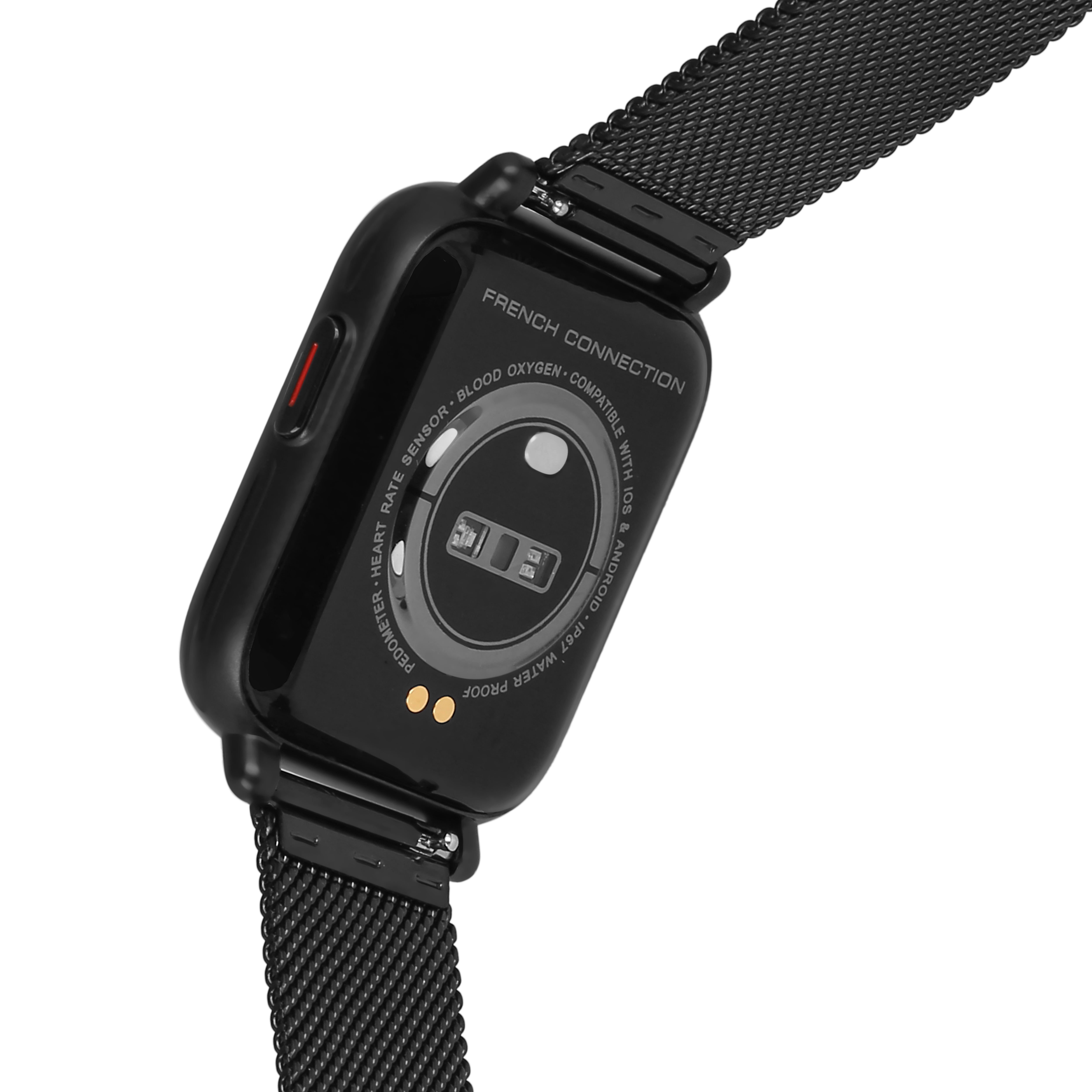 French Connection Stealth Black Unisex Smart watch F7-A
