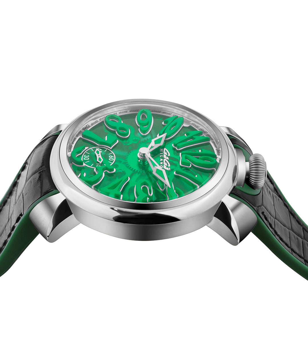 GaGà Milano Manual Winding Mechanical Movement Green Dial - 4310SK02S0YLGB0 Swiss Made watch for Unisex