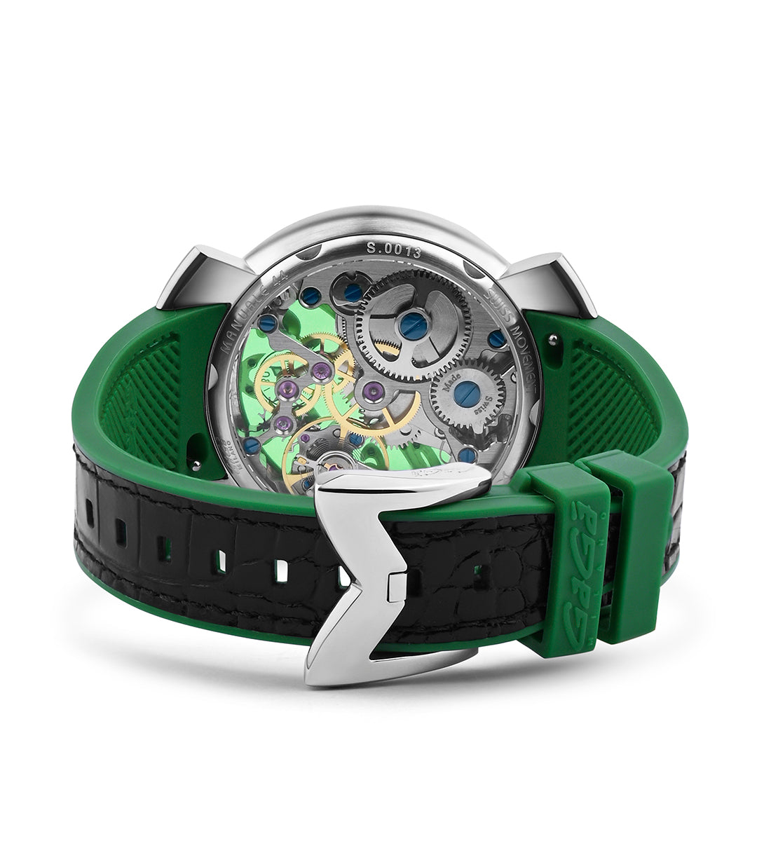 GaGà Milano Manual Winding Mechanical Movement Green Dial - 4310SK02S0YLGB0 Swiss Made watch for Unisex