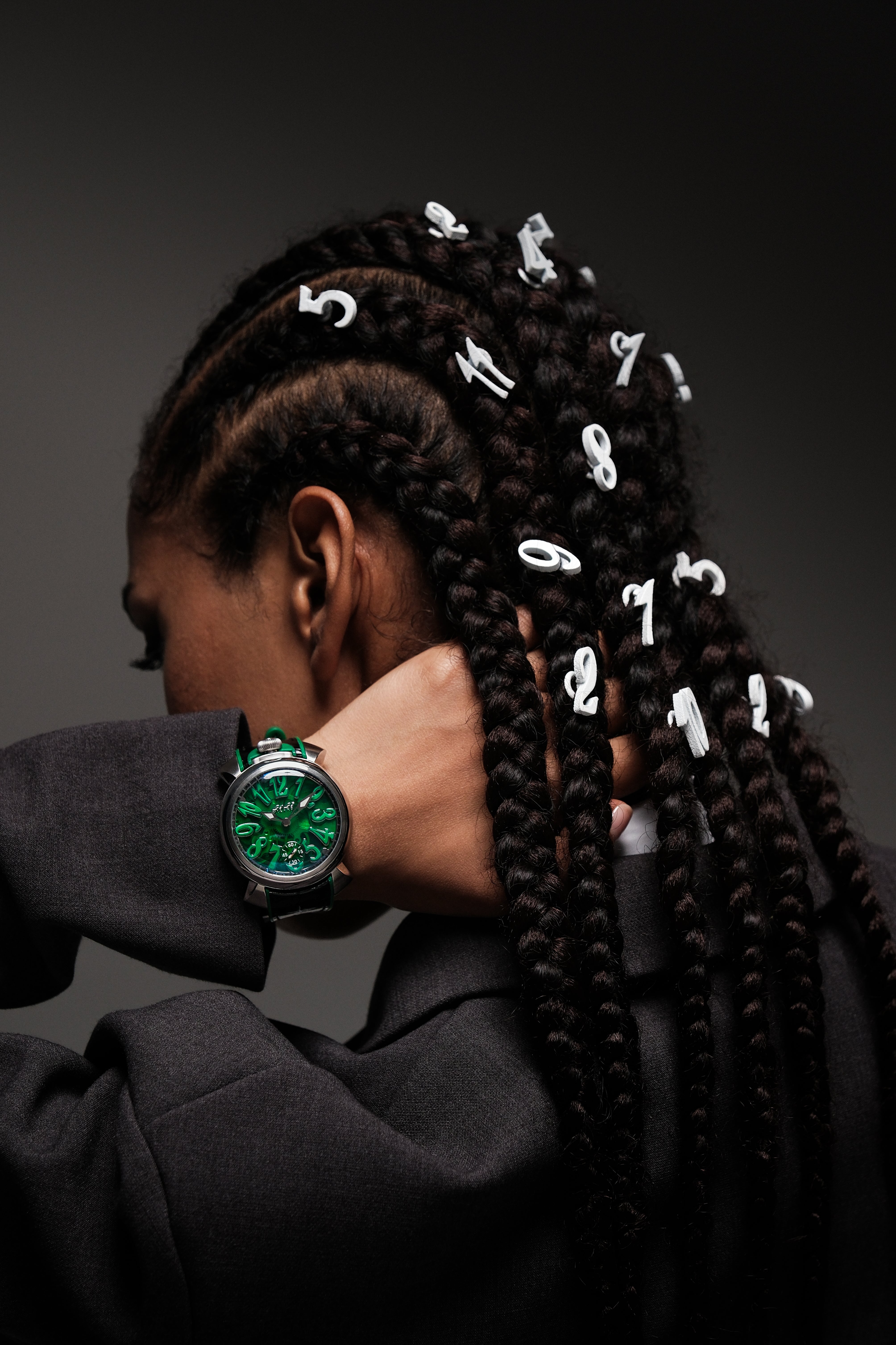 GaGà Milano Manual Winding Mechanical Movement Green Dial - 4310SK02S0YLGB0 Swiss Made watch for Unisex