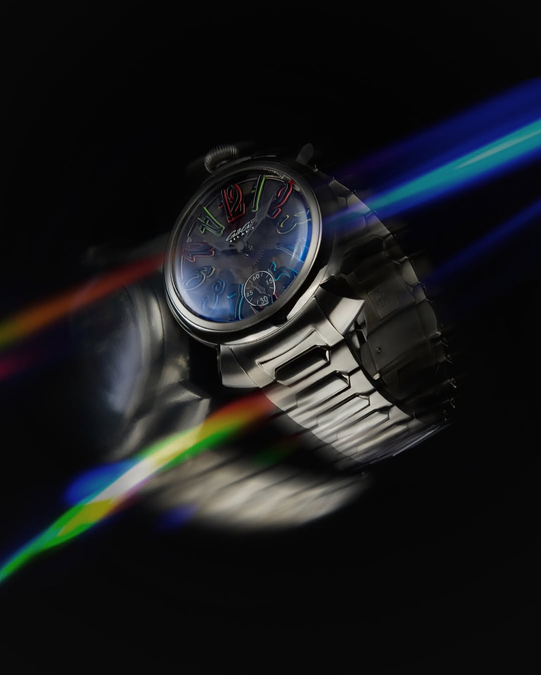 GaGà Milano Watch Manual Winding Mechanical 44mm Grey Swiss Made watch for Unisex - 4313SK01U0STSP0