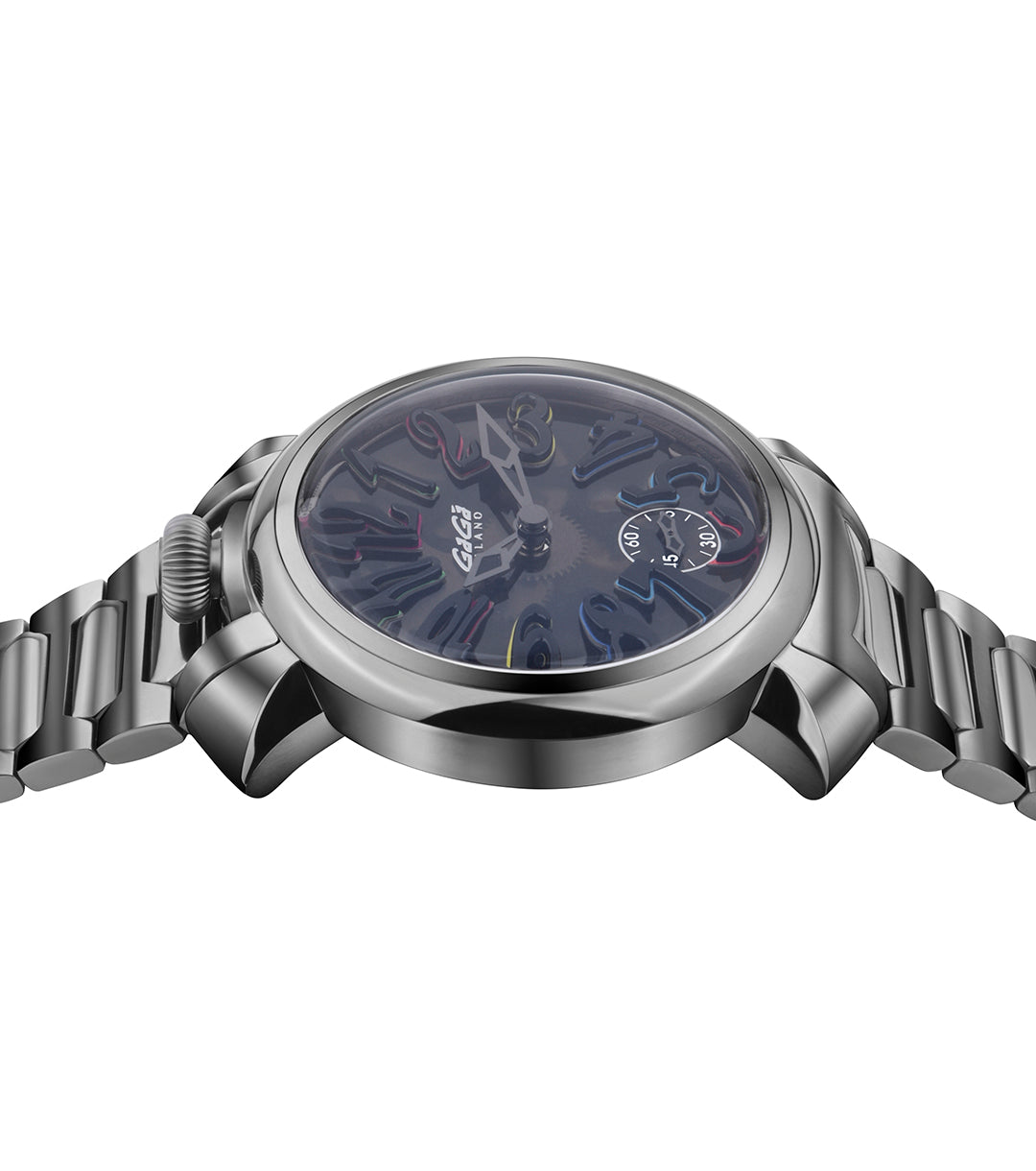 GaGà Milano Watch Manual Winding Mechanical 44mm Grey Swiss Made watch for Unisex - 4313SK01U0STSP0