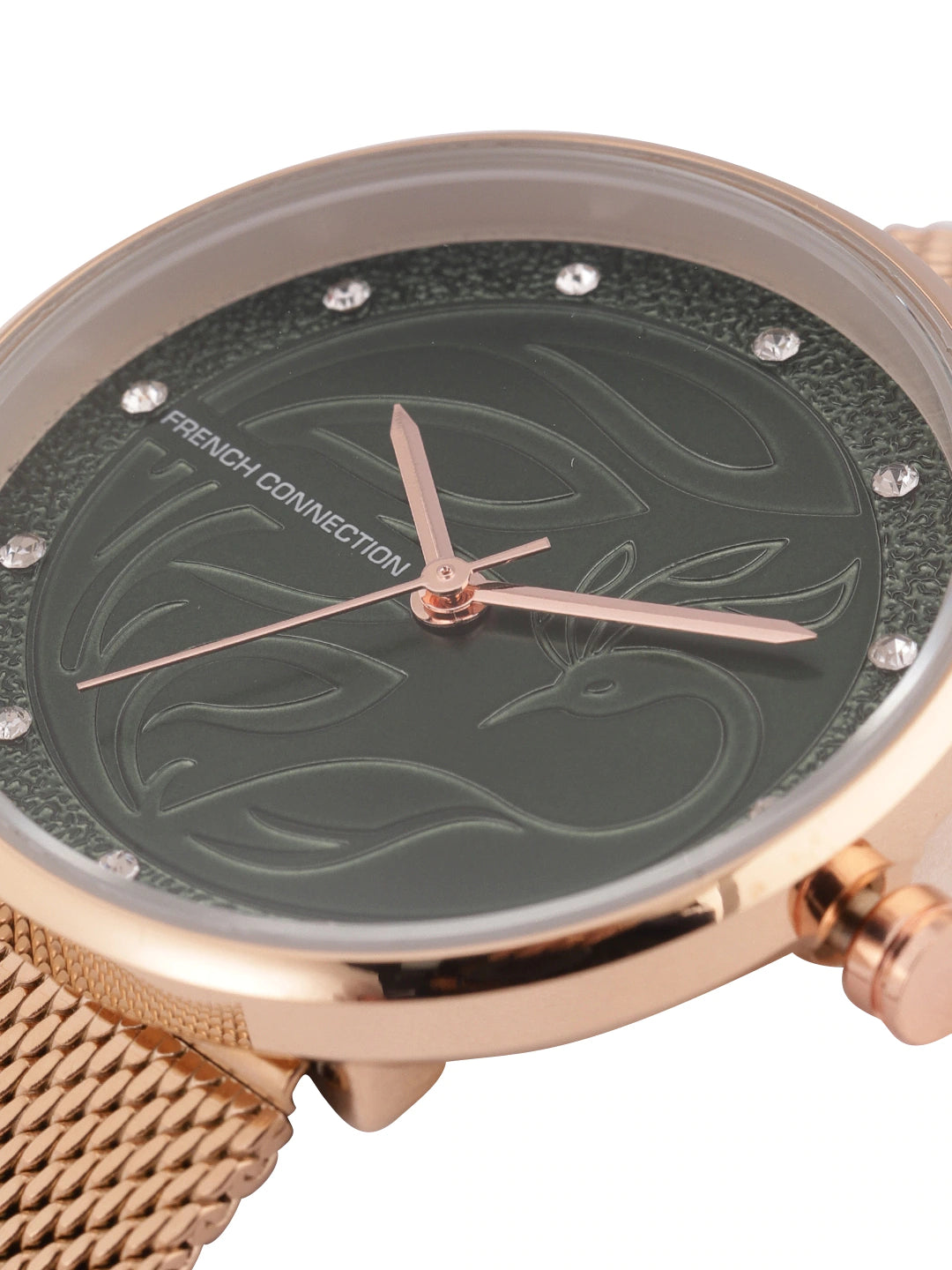 French Connection Analog Green Dial Women's Watch-FCN00038B