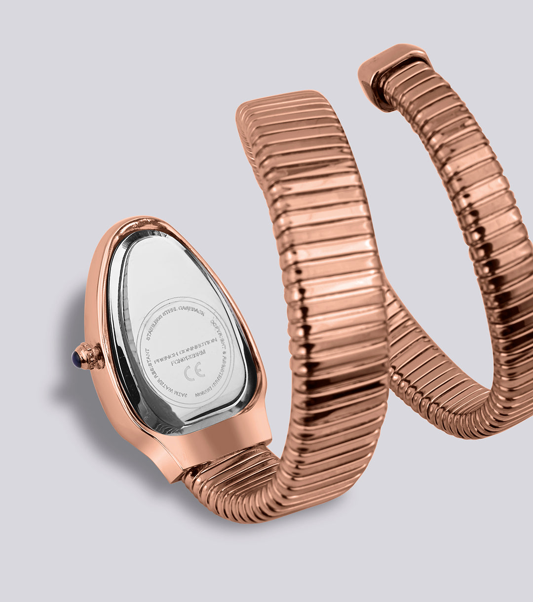 The Mystic Curve 2.0 Women’s Wrap Around Strap Analogue Watch | Rose Oval Dial Trendy Watch - FCN0132BRM