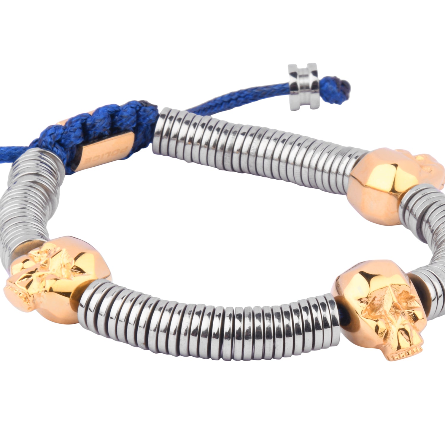 Police Silver Bracelet for Men - PJ.26553BSSG/02